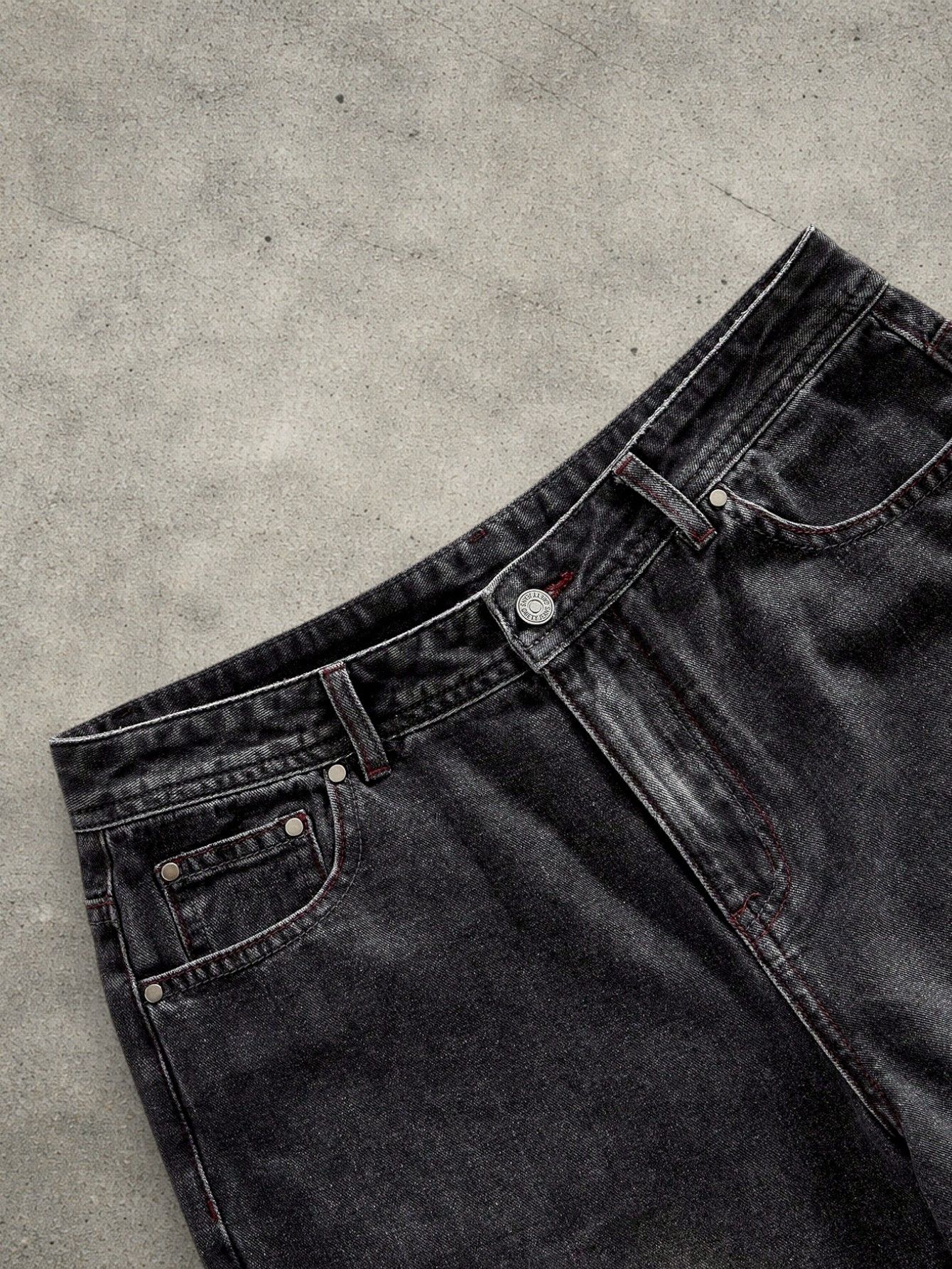 Vintage Washed dark shorts Size US 32 / EU 48 - 3 Thumbnail