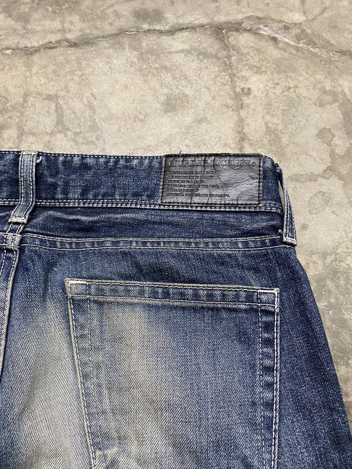 Japanese Brand × Murder License Flare Jeans Japan Murder License Black Oil Claws Size US 31 - 17 Thumbnail