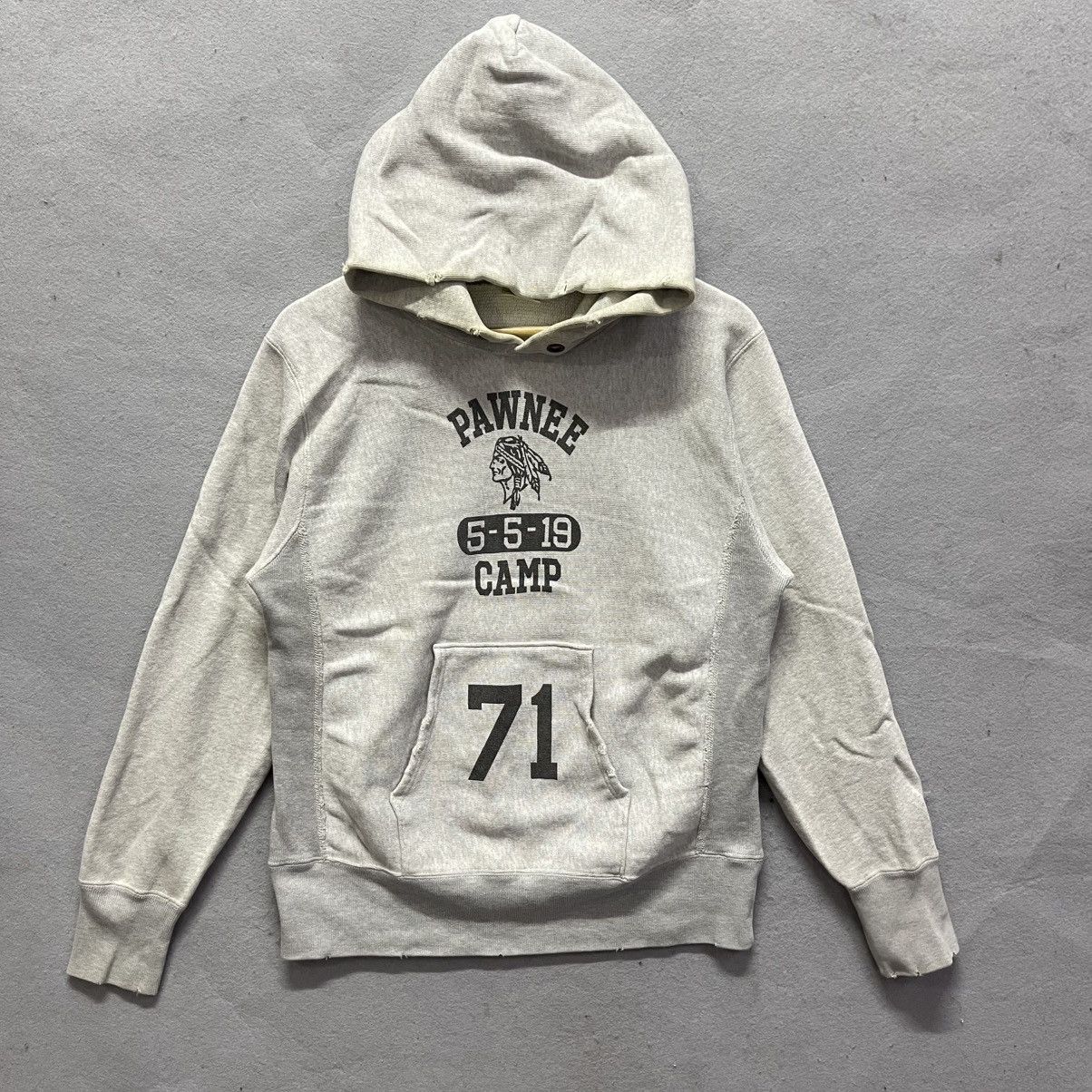 Champion Vintage Champion Reverse Weave Pawnee Camp Hoodie – Grey (M) Size US M / EU 48-50 / 2 - 1 Thumbnail
