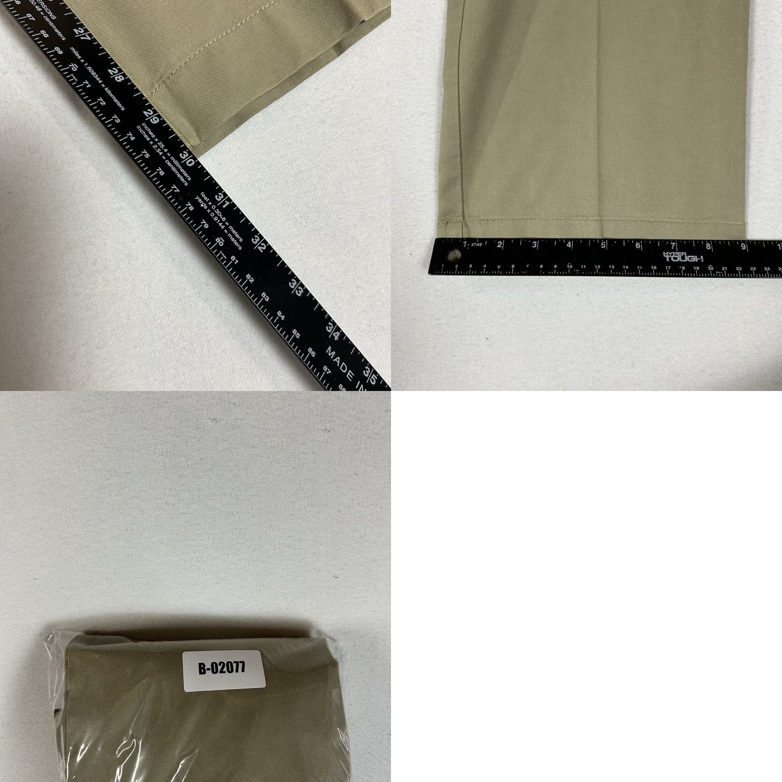 Tommy Bahama Tommy Bahama Flat Front Chino Pants Mens 38x30 Beige Khaki Golf Stretch Tencel Size US 38 / EU 54 - 9 Thumbnail