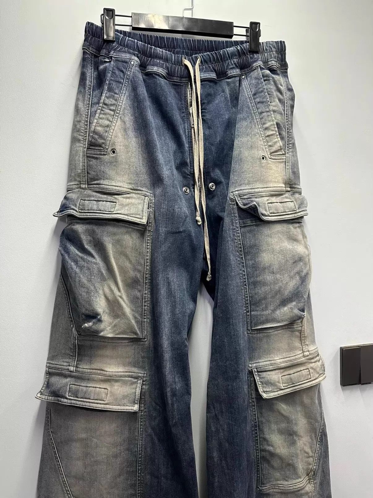 Rick Owens Rick Owens 23SS DRKSHDW Bela Cargo Ombre Jeans M Size US 32 / EU 48 - 2 Thumbnail