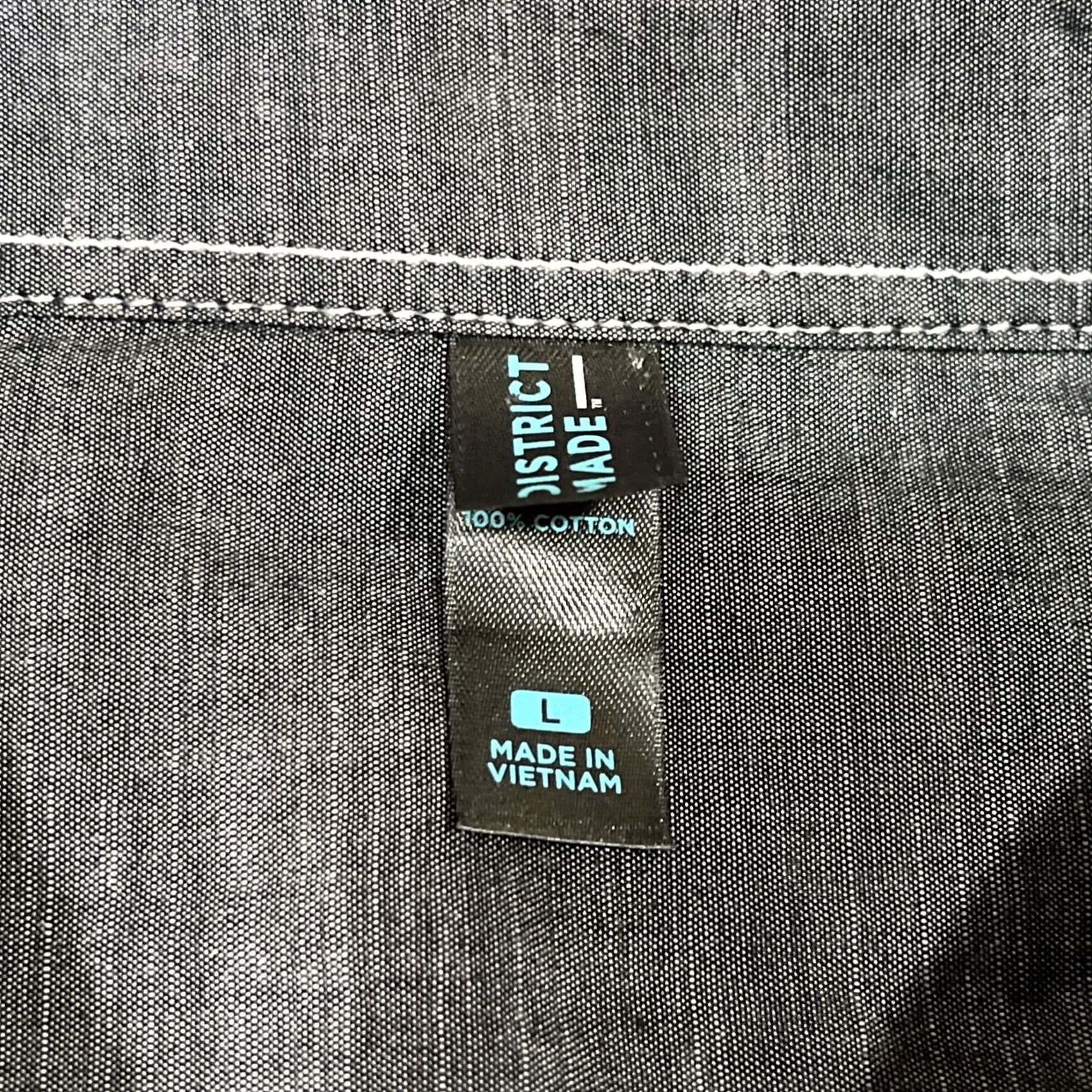 Vintage Drambuie Long Sleeve Shirt District Threads Mens Large Gray Pockets Embroidered Logo Button-Up Shirt Size US L / EU 52-54 / 3 - 5 Thumbnail