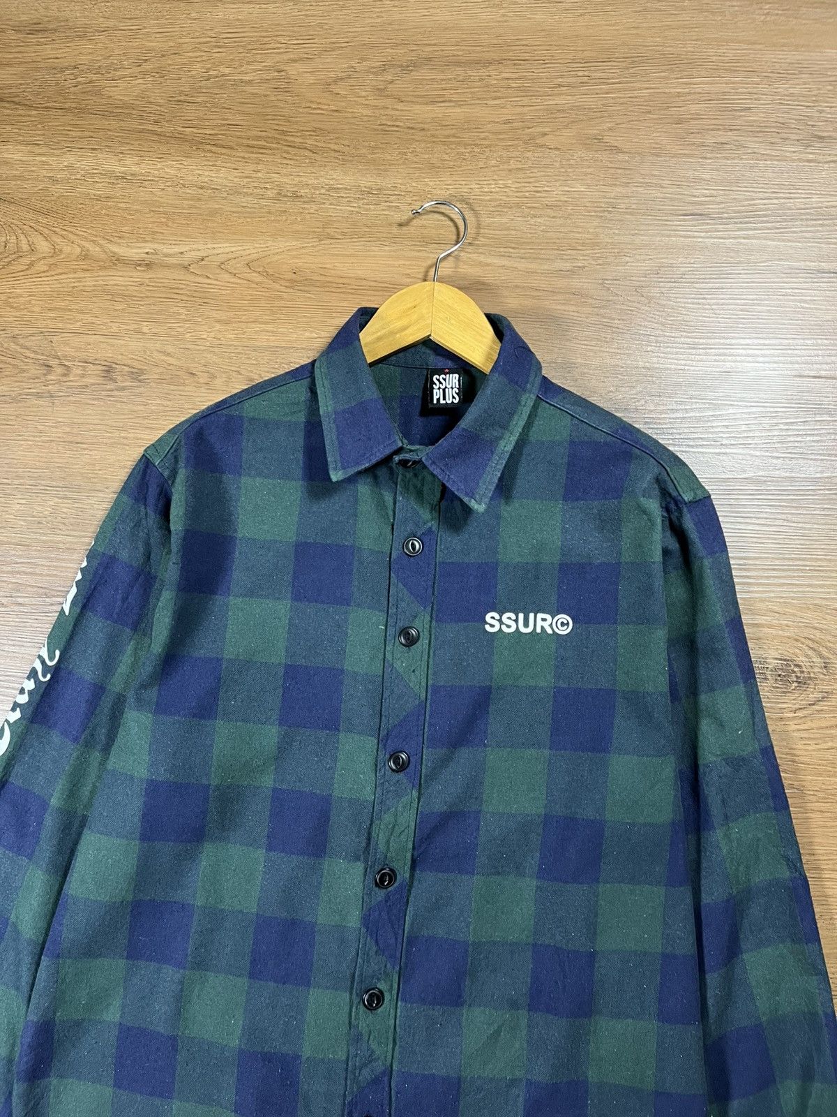 SSUR Japanese brand x Ssurplus flannel shirt Size US M / EU 48-50 / 2 - 4 Thumbnail