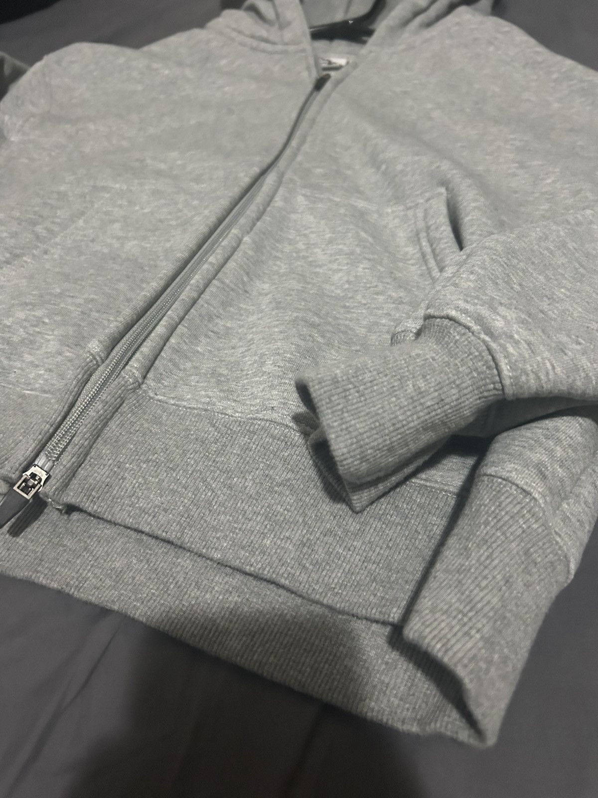 Other Cropped Grey Zipup Size US XS / EU 42 / 0 - 2 Thumbnail