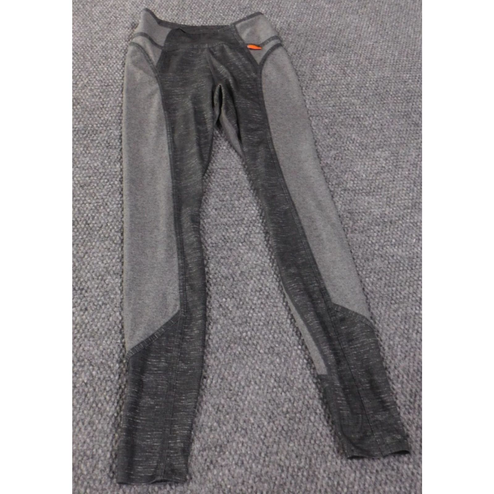 Nike Nike Leggings Women XS Dri-FIT Gray Pull On Stretch Run Active Performance Size 40" / US 18 - 2 Thumbnail