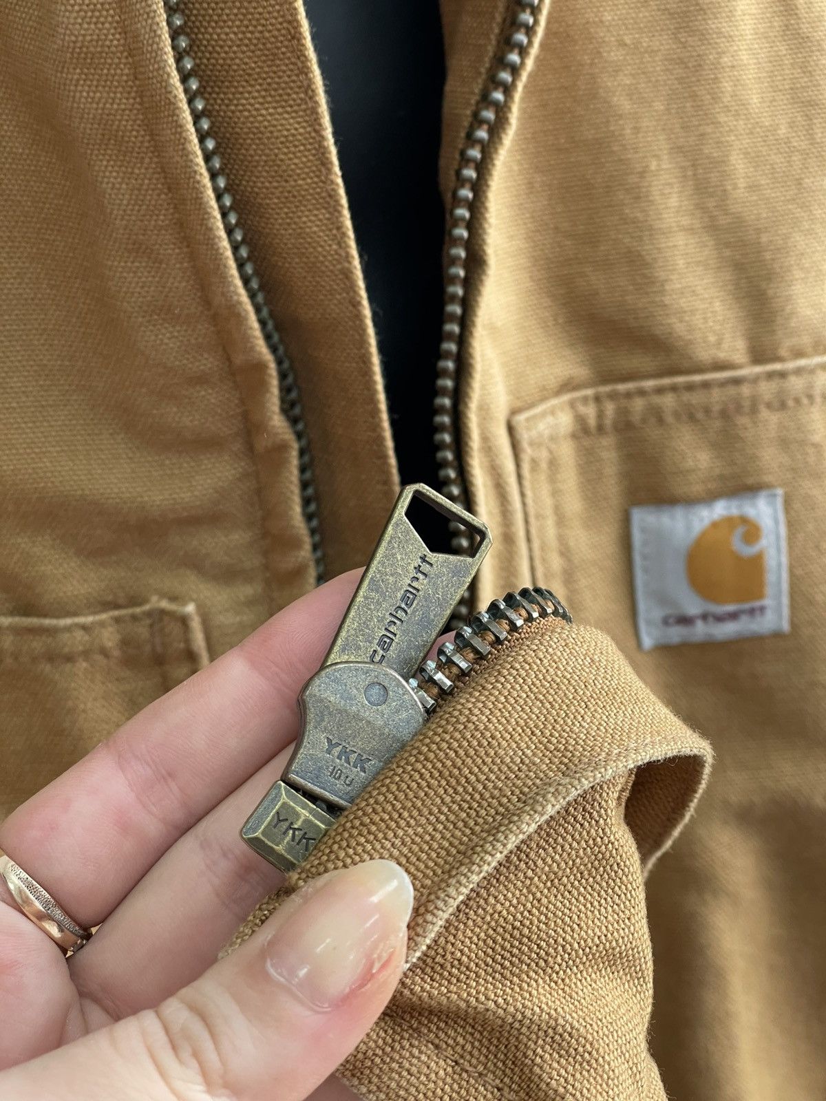 Carhartt Carhartt y2k distressed 90s carhartt active Detroit jacket Size US L / EU 52-54 / 3 - 10 Thumbnail
