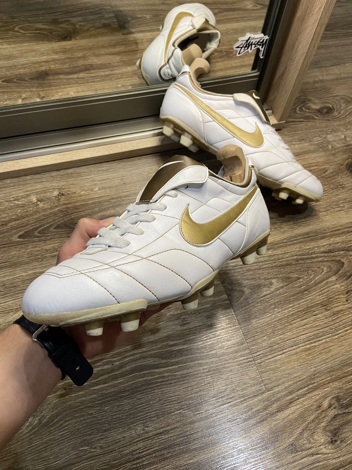 Nike Very Rare Vintage RARE Nike Ronaldinho R10 Football Boots Cleats 2006 Grailed