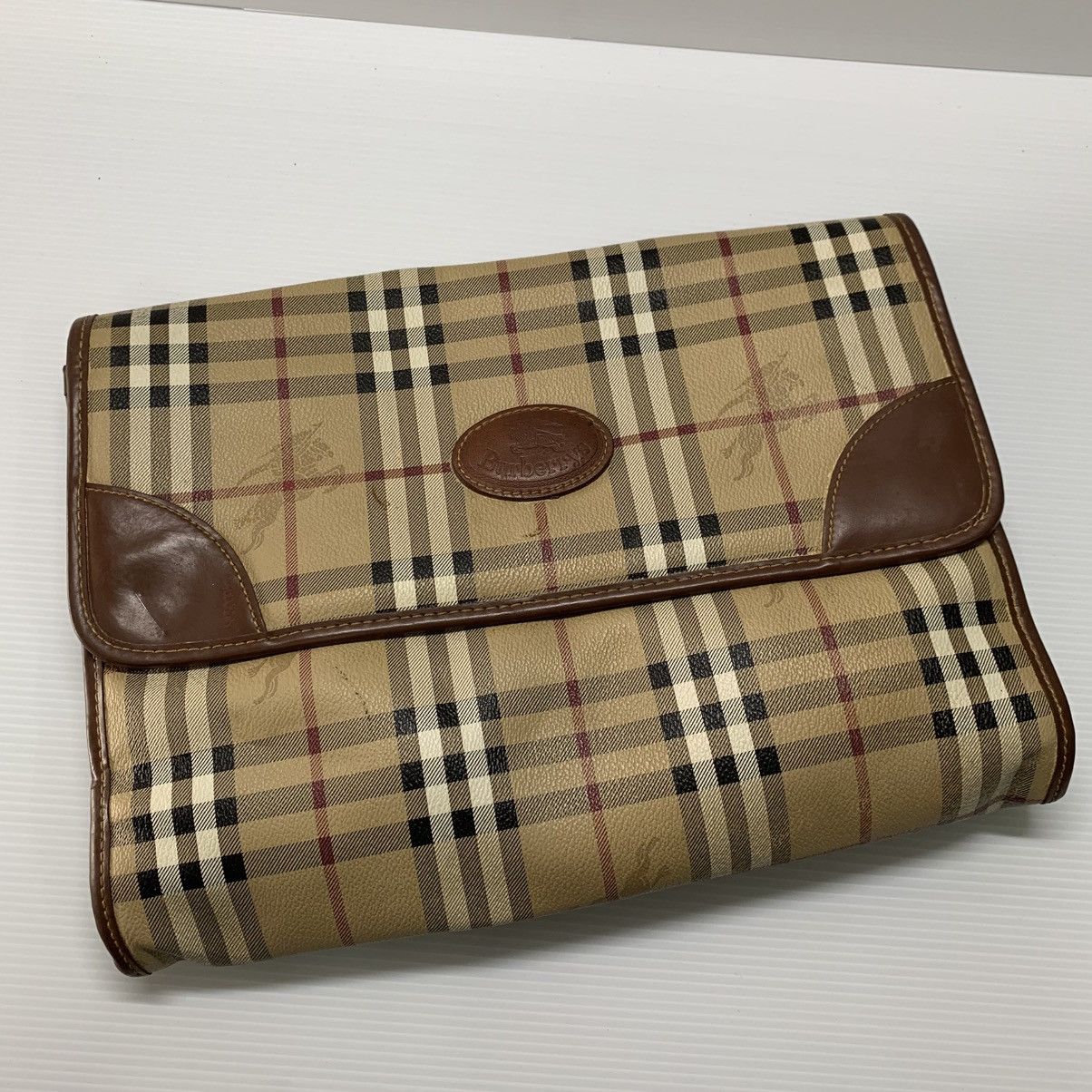 Burberry Burberrys Vintage Novacheck Clutch Size ONE SIZE - 3 Thumbnail