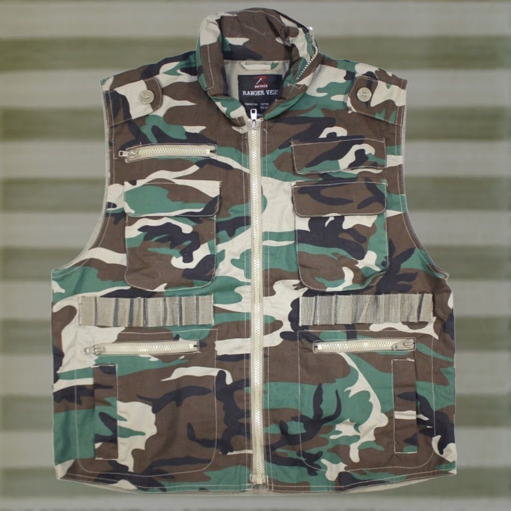 Rothco Deluxe Safari Outback Vest – Khaki, 100% Cotton, 18 Pockets