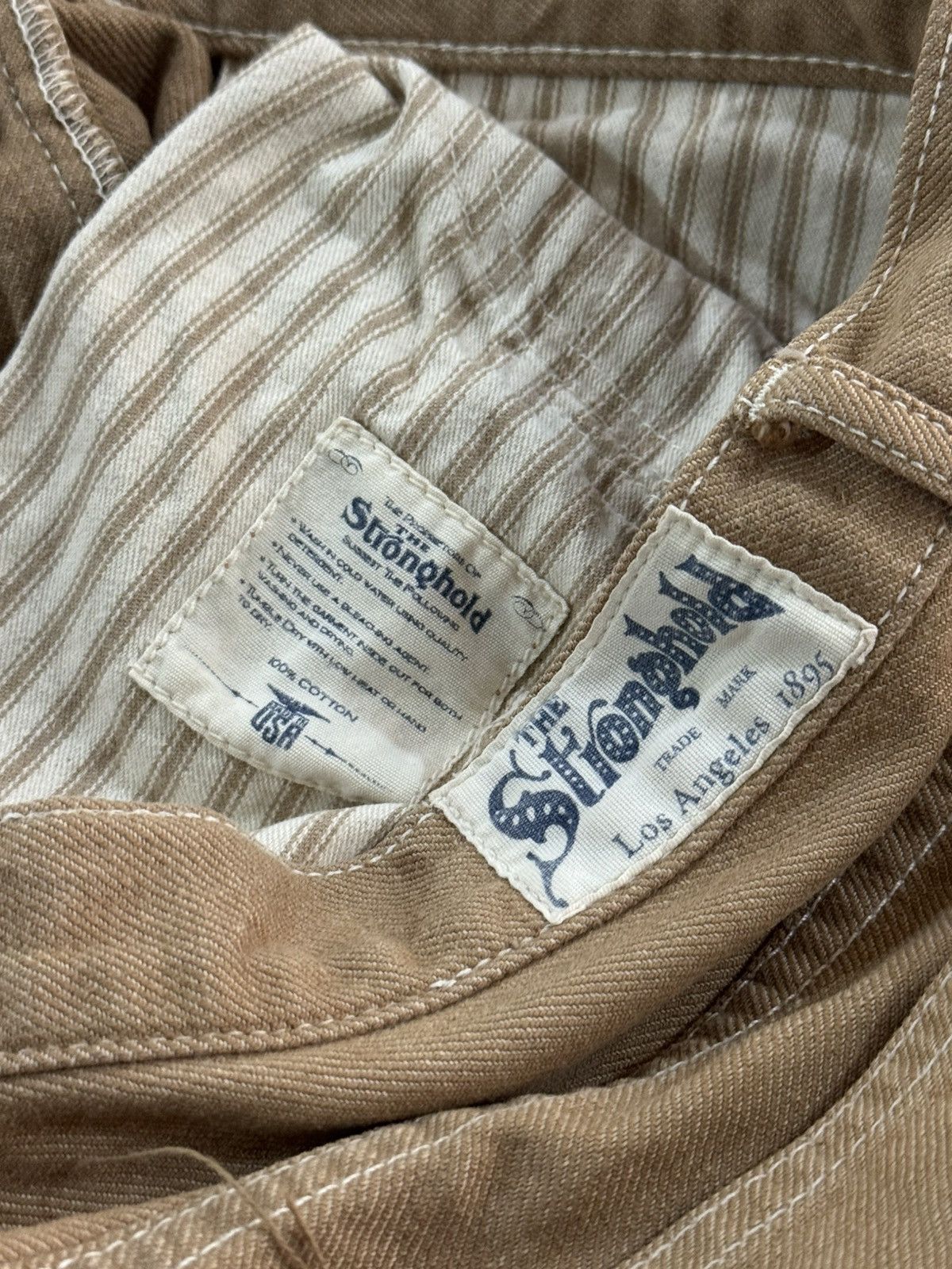 The Stronghold The Stronghold Selvedge Beige Denim Jeans Size US 34 / EU 50 - 9 Thumbnail