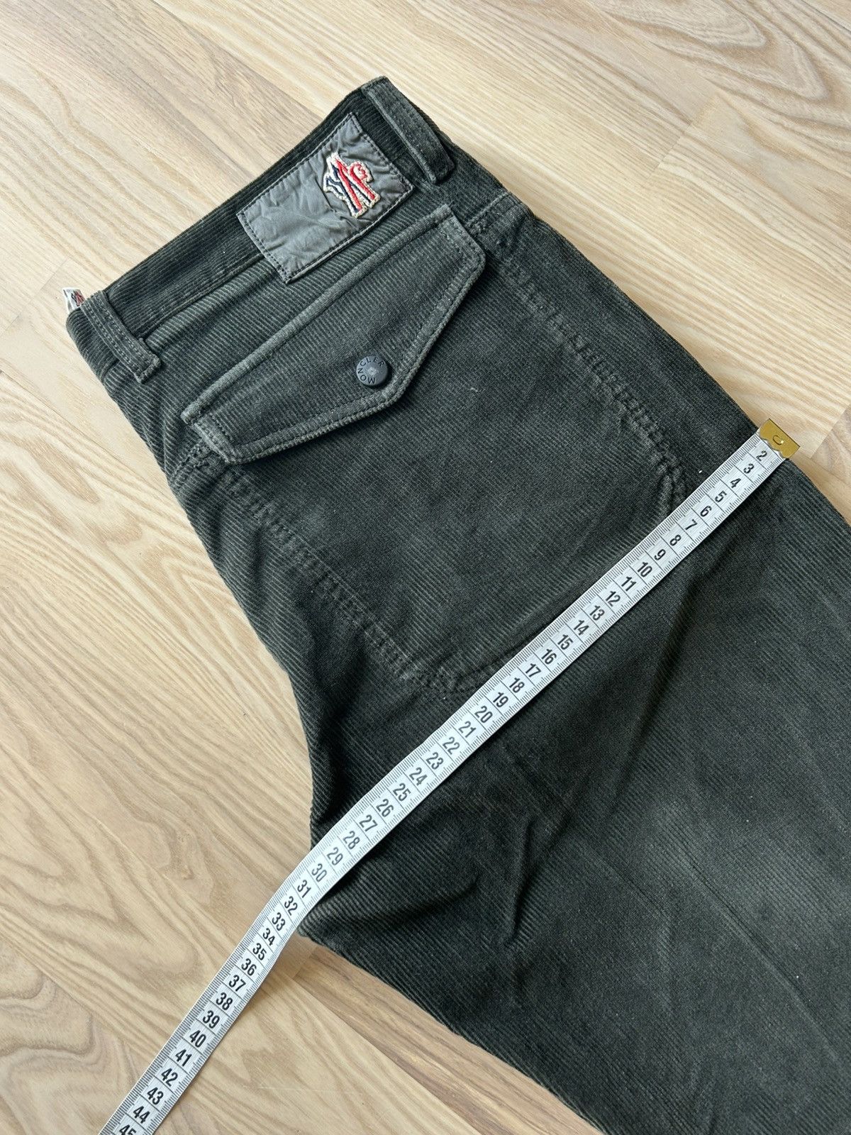 Moncler Grenoble Moncler Grenoble Corduroy Nylon Panel Trousers Size US 32 / EU 48 - 8 Thumbnail