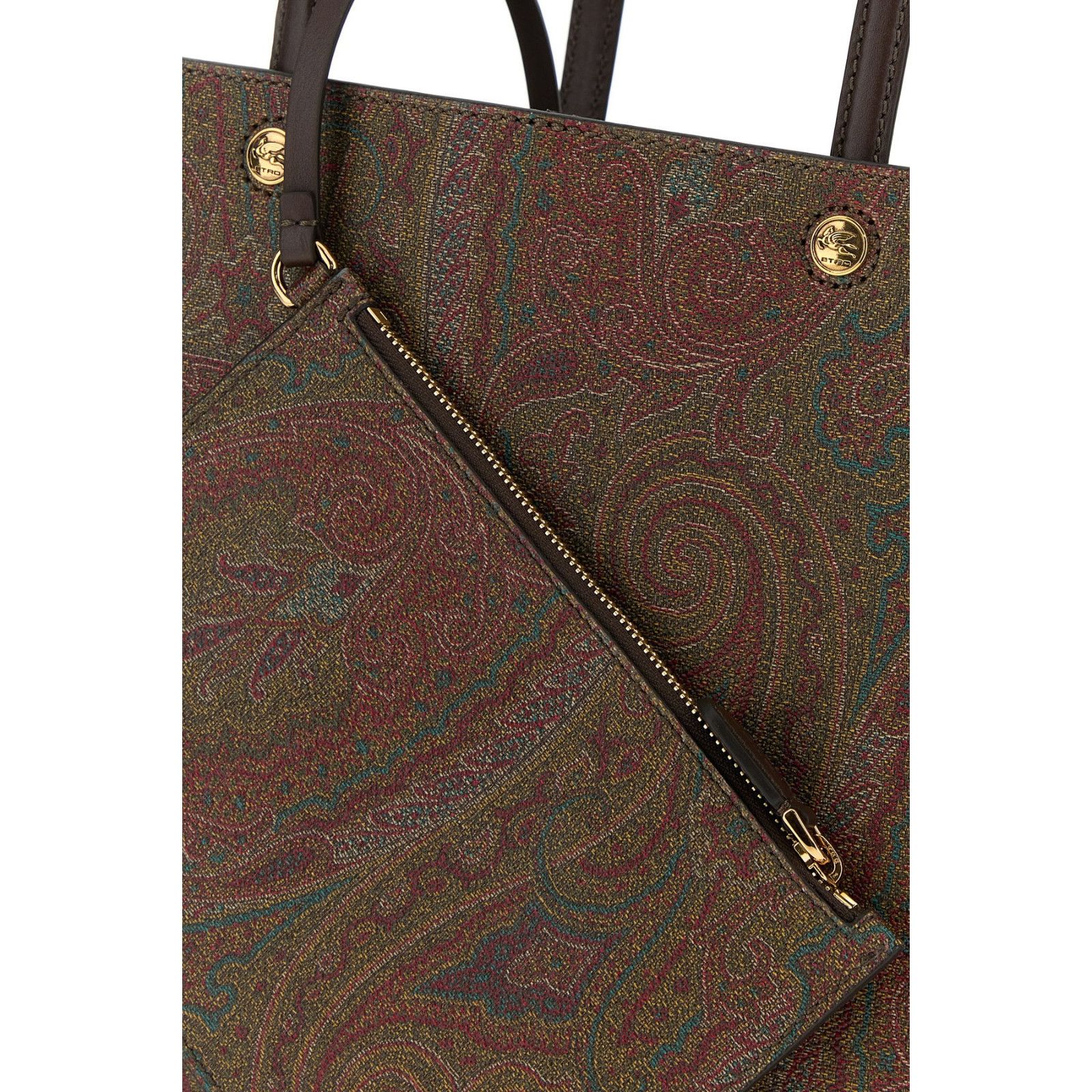 Etro ETRO Essential Medium Brown Canvas Tote Bag New And Authenti Size ONE SIZE - 4 Thumbnail
