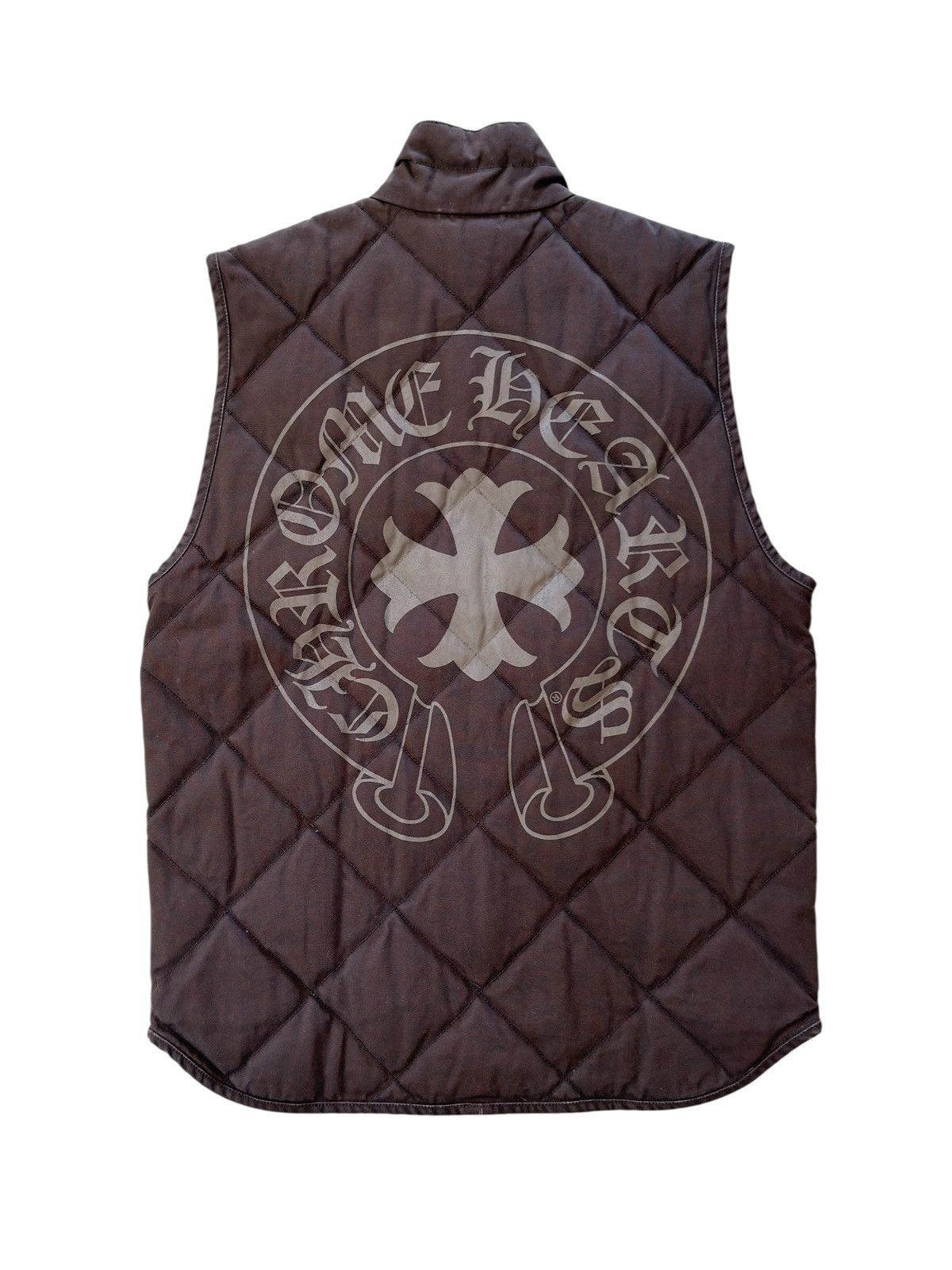 Chrome Hearts Chrome Hearts Brown Teenage Kicks Quilted Vest Size US S / EU 44-46 / 1 - 2 Thumbnail