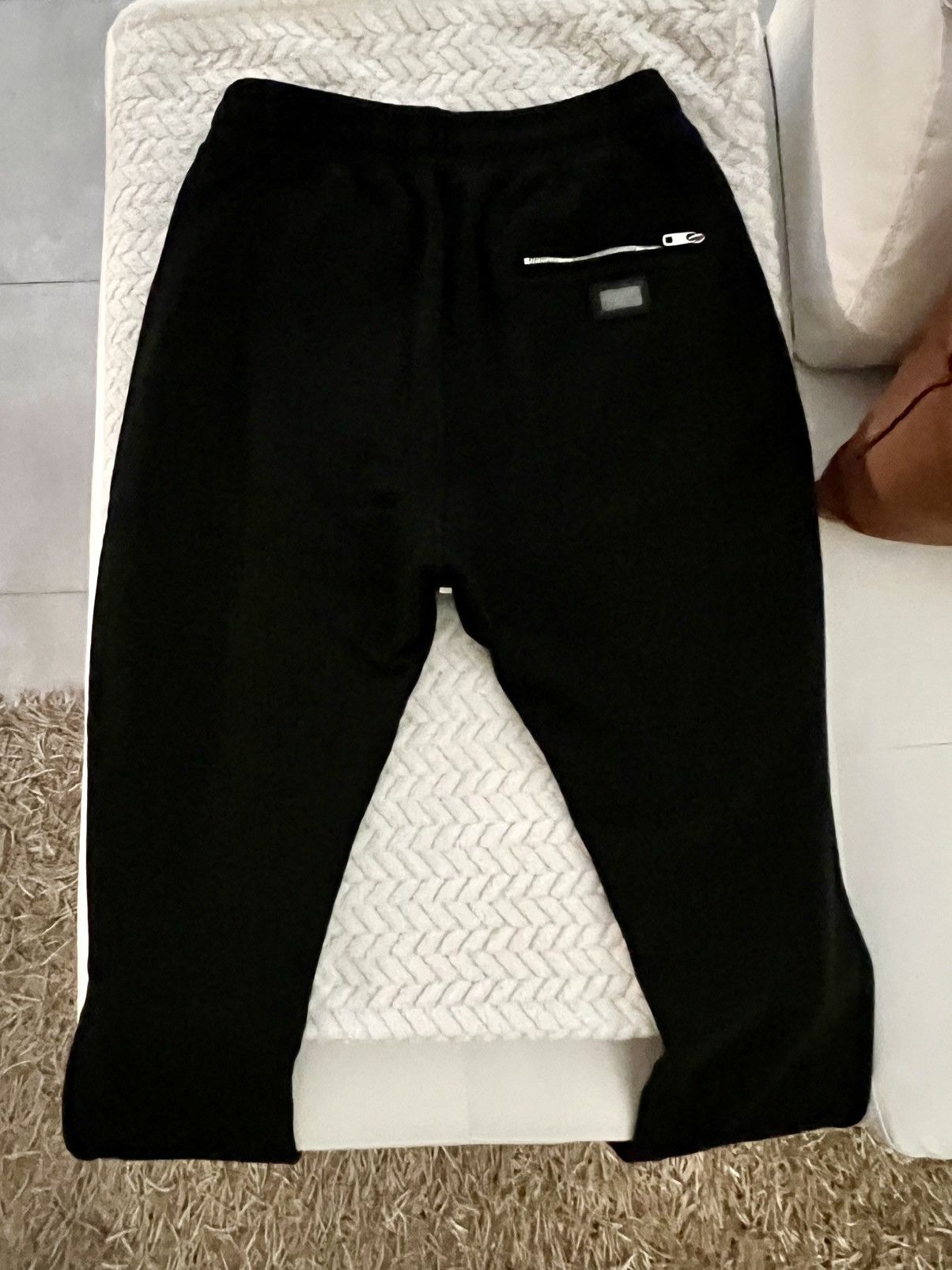 Dolce & Gabbana Dolce & Gabbana D&G Black Sweatpants With Silver Hardware Size US 30 / EU 46 - 2 Thumbnail