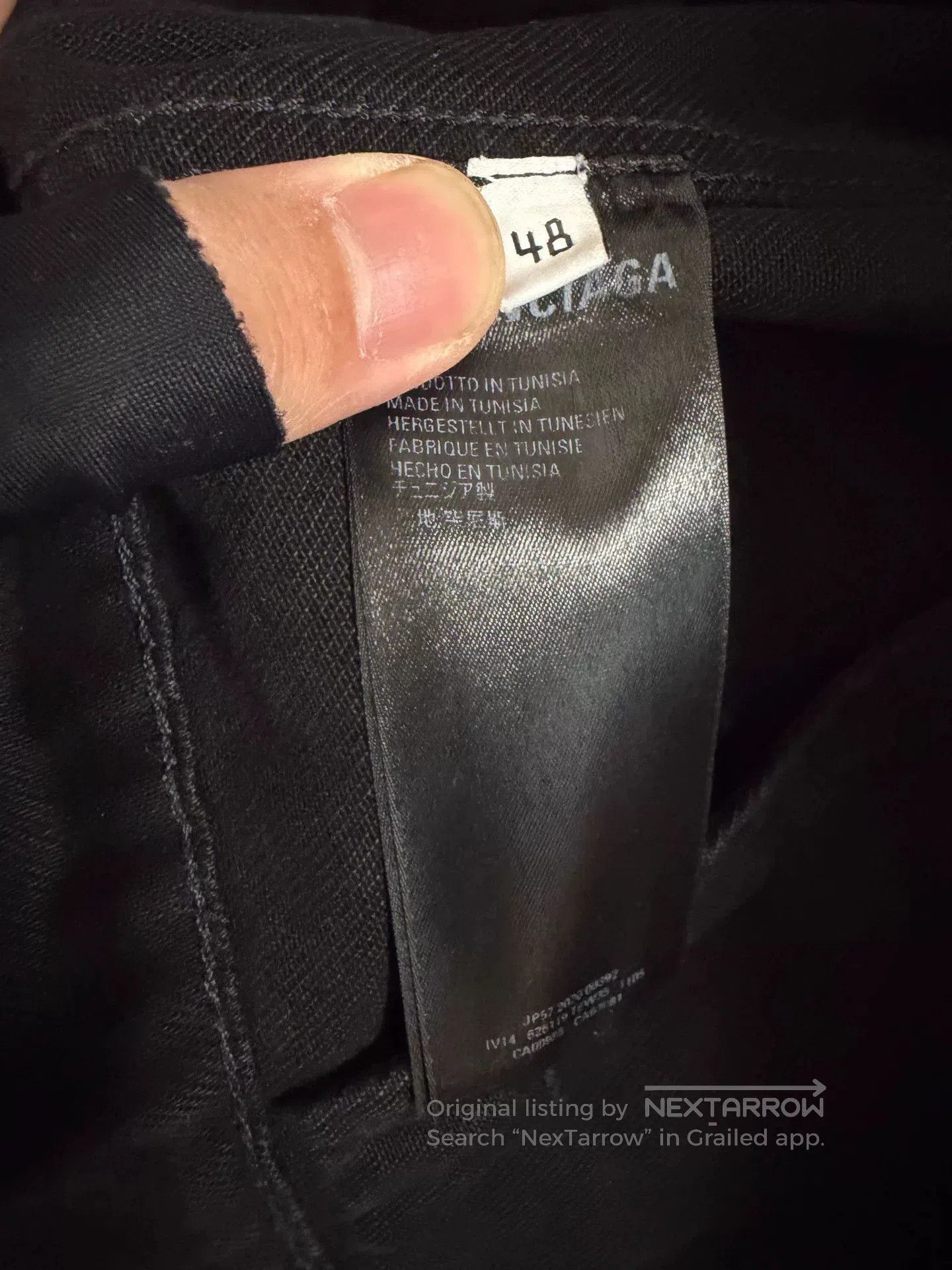 Balenciaga Balenciaga GW Embroidered Denim Jacket. Size US M / EU 48-50 / 2 - 4 Thumbnail
