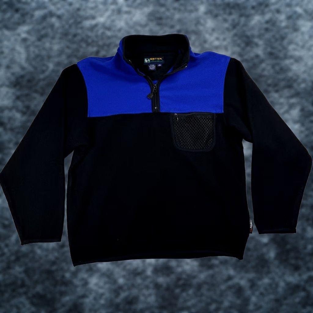 Eddie Bauer VINTAGE Eddie Bauer Ebtek Jacket Men's Small 1/4 Zip Fleece Black Polartec USA Ebtek 1/4 Zip Lightweight Size S Regular Size US S / EU 44-46 / 1 - 1 Thumbnail