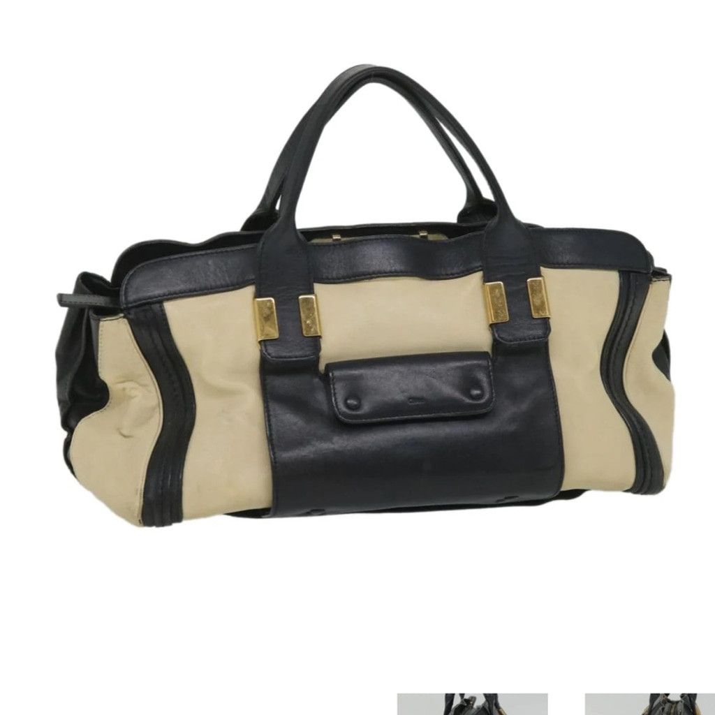 Chloe Chloe Black and Cream Shoulder bag Size ONE SIZE - 1 Thumbnail