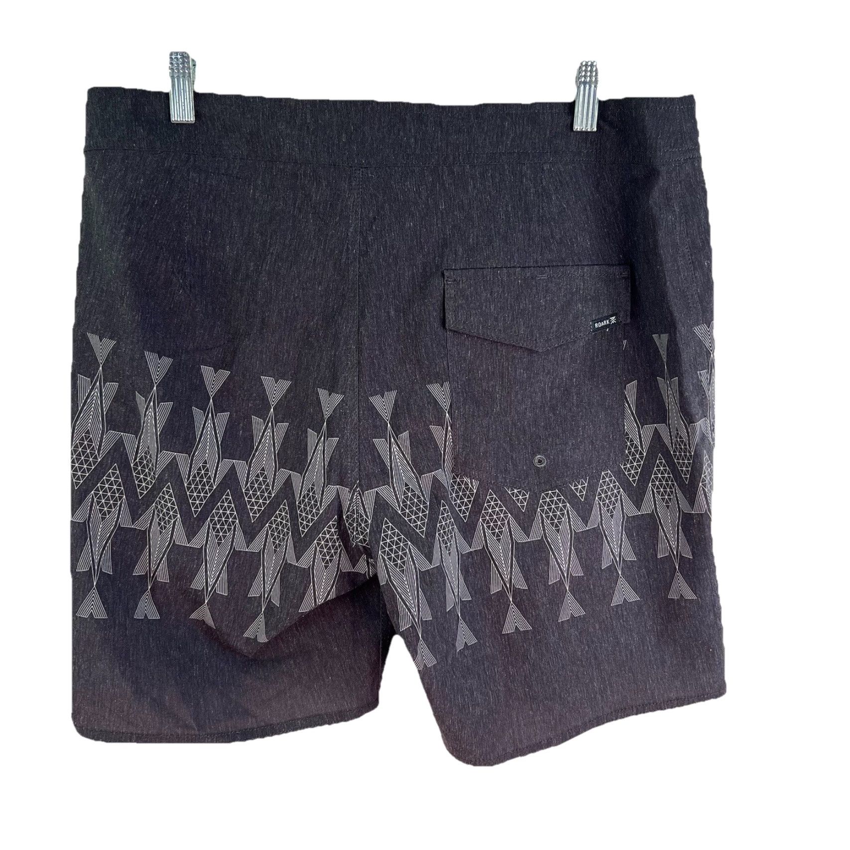 Roark ROARK The Passage Short Shorts Men’s 33 Black Lined Gym Casual Size US 33 - 6 Thumbnail