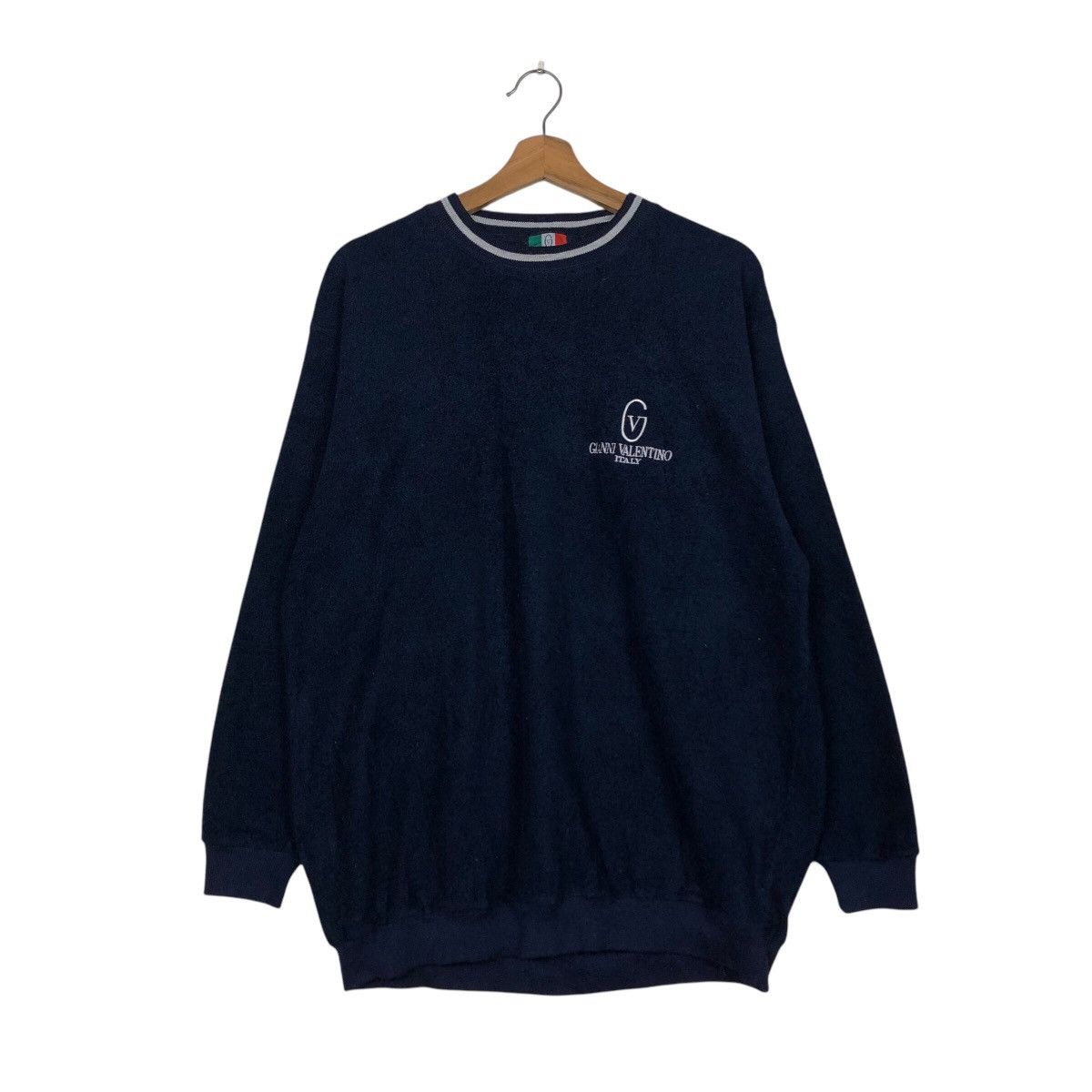 Japanese Brand 📌Vintage Sweatshirt Crewneck Gianni Valentino Italy Size US M / EU 48-50 / 2 - 2 Thumbnail