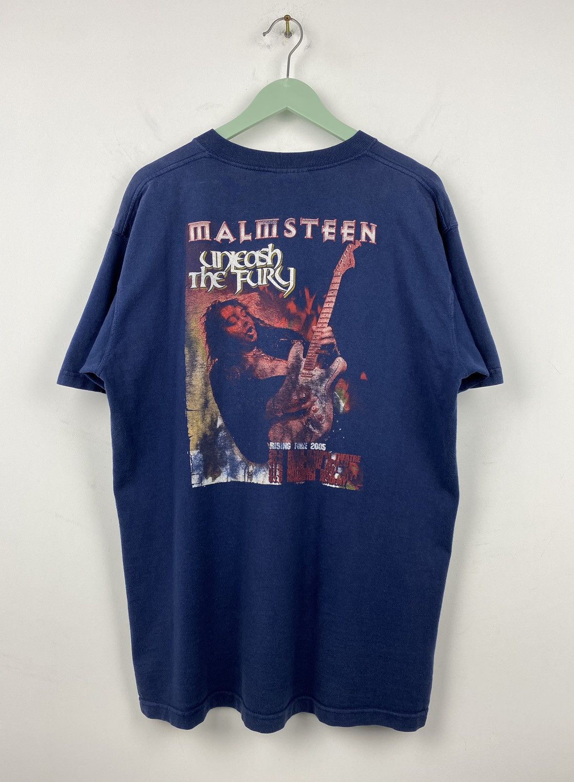 Band Tees Vintage Yngwie Malmsteen 2005 T Shirt Alice Cooper Marduk Size US L / EU 52-54 / 3 - 1 Thumbnail