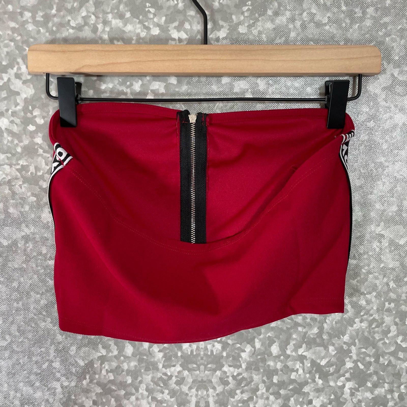 Other In Control Red "LOVE" Zipper Strapless Tube Top - Size Small Size S / US 4 / IT 40 - 9 Thumbnail