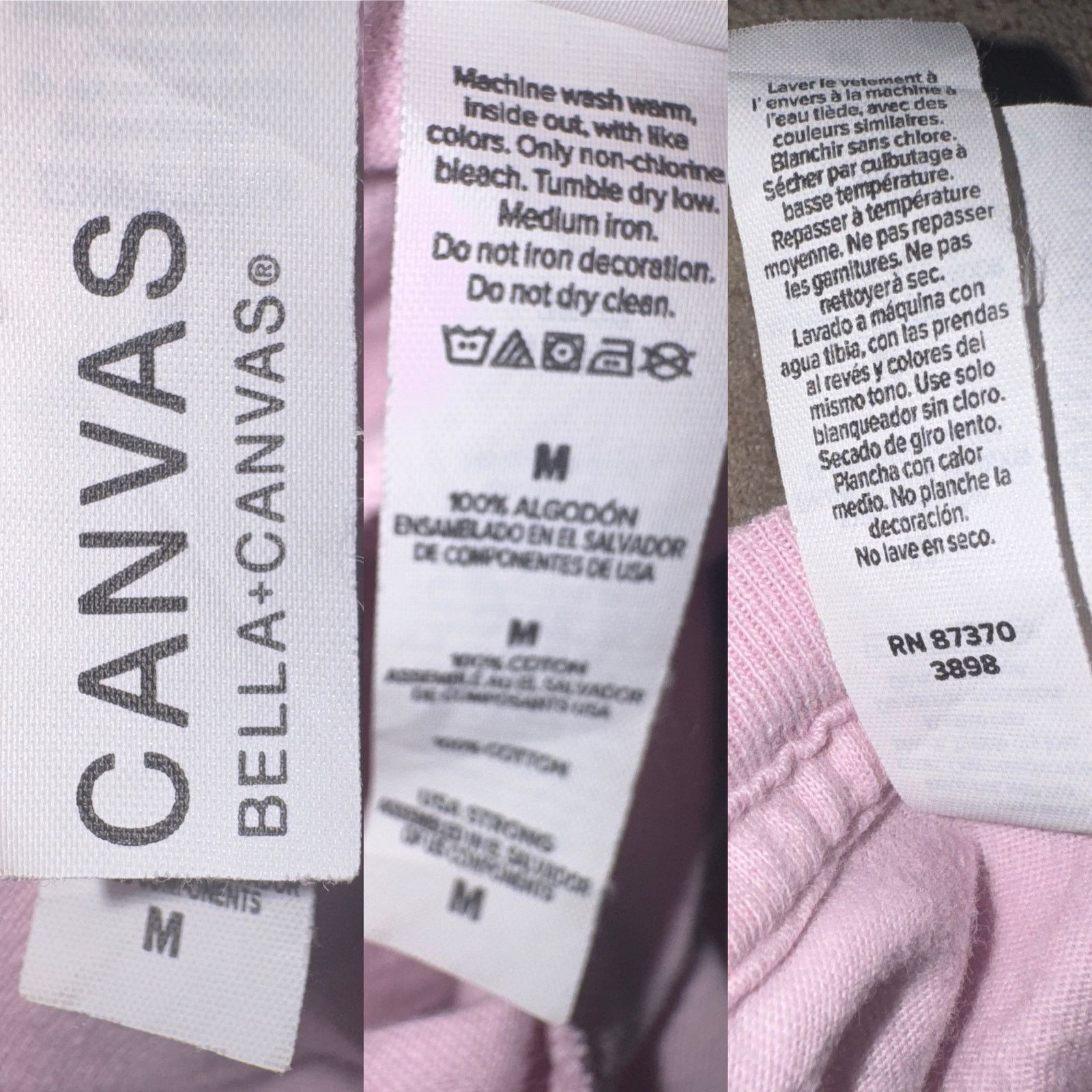 Other BELLA CANVAS Fleetwood Mac Rumours Tee in Light Pink Size M Size M / US 6-8 / IT 42-44 - 4 Thumbnail