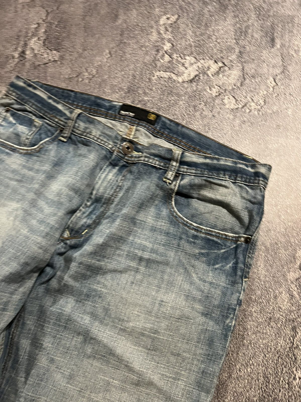 Vintage Avan-Garde Baggy Vintage Style Jeans / Retro Streetwear 90 Size US 38 / EU 54 - 7 Thumbnail