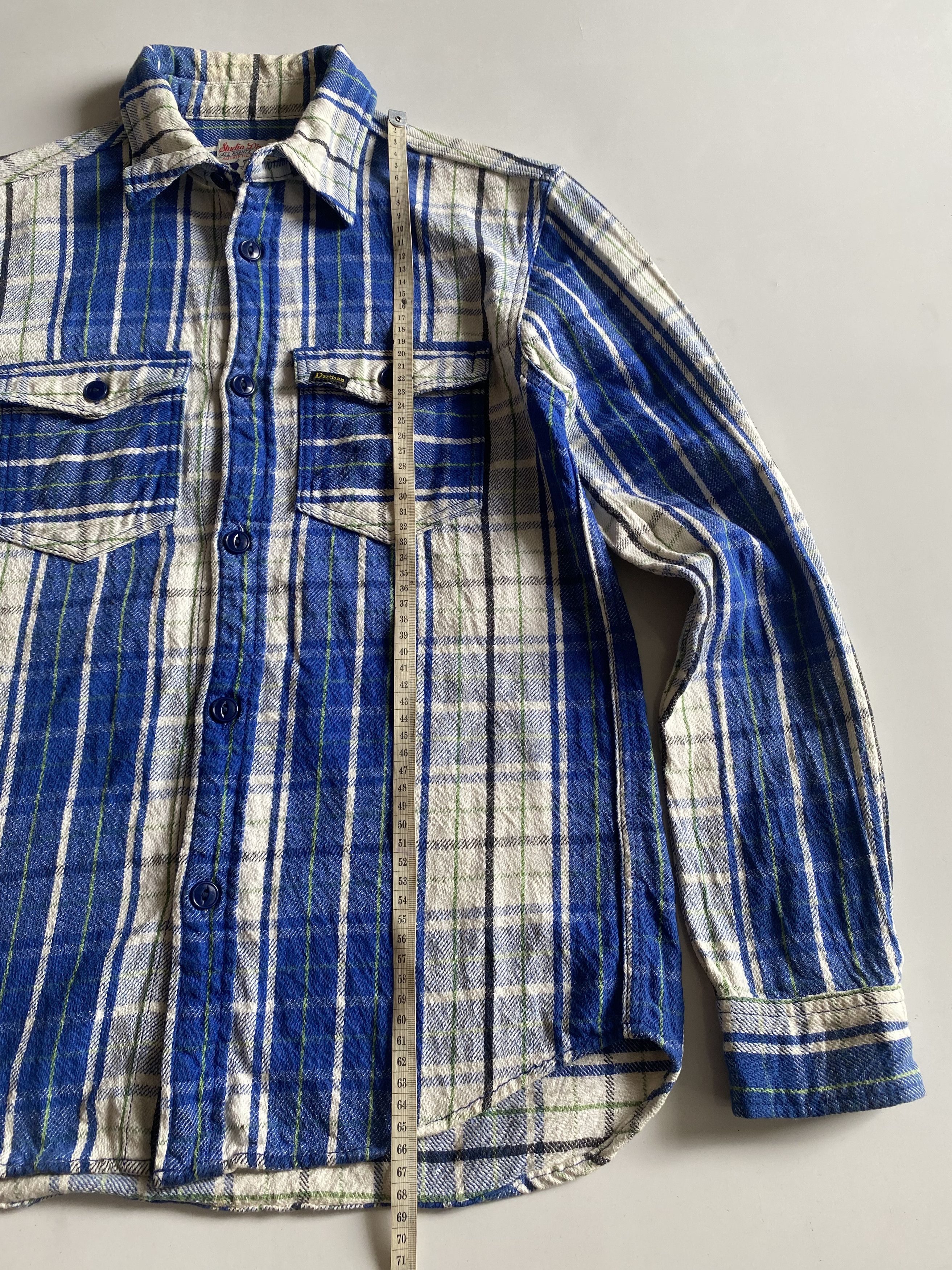 Japanese Brand × Studio D'Artisan × Vintage 24H DELETED 💥 Studio D'Artisan Flannel Shirt Size US M / EU 48-50 / 2 - 4 Thumbnail