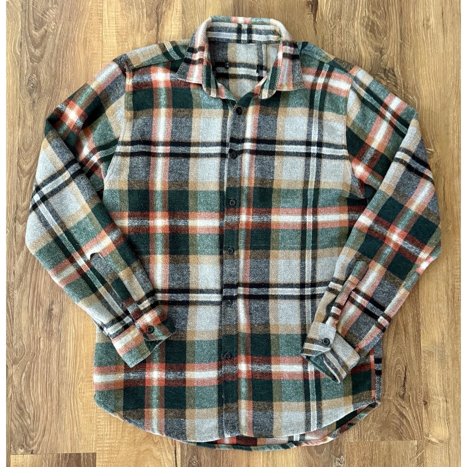 Other Plaid Unbranded Women's Medium, Green, Warm, Soft Size M / US 6-8 / IT 42-44 - 2 Thumbnail