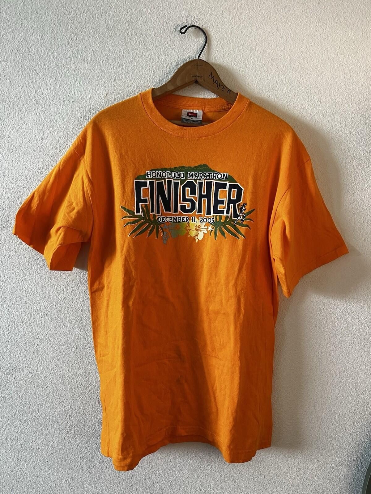 Nike Vintage 2005 Honolulu Marathon Finisher Nike T-Shirt M Size US L / EU 52-54 / 3 - 1 Thumbnail