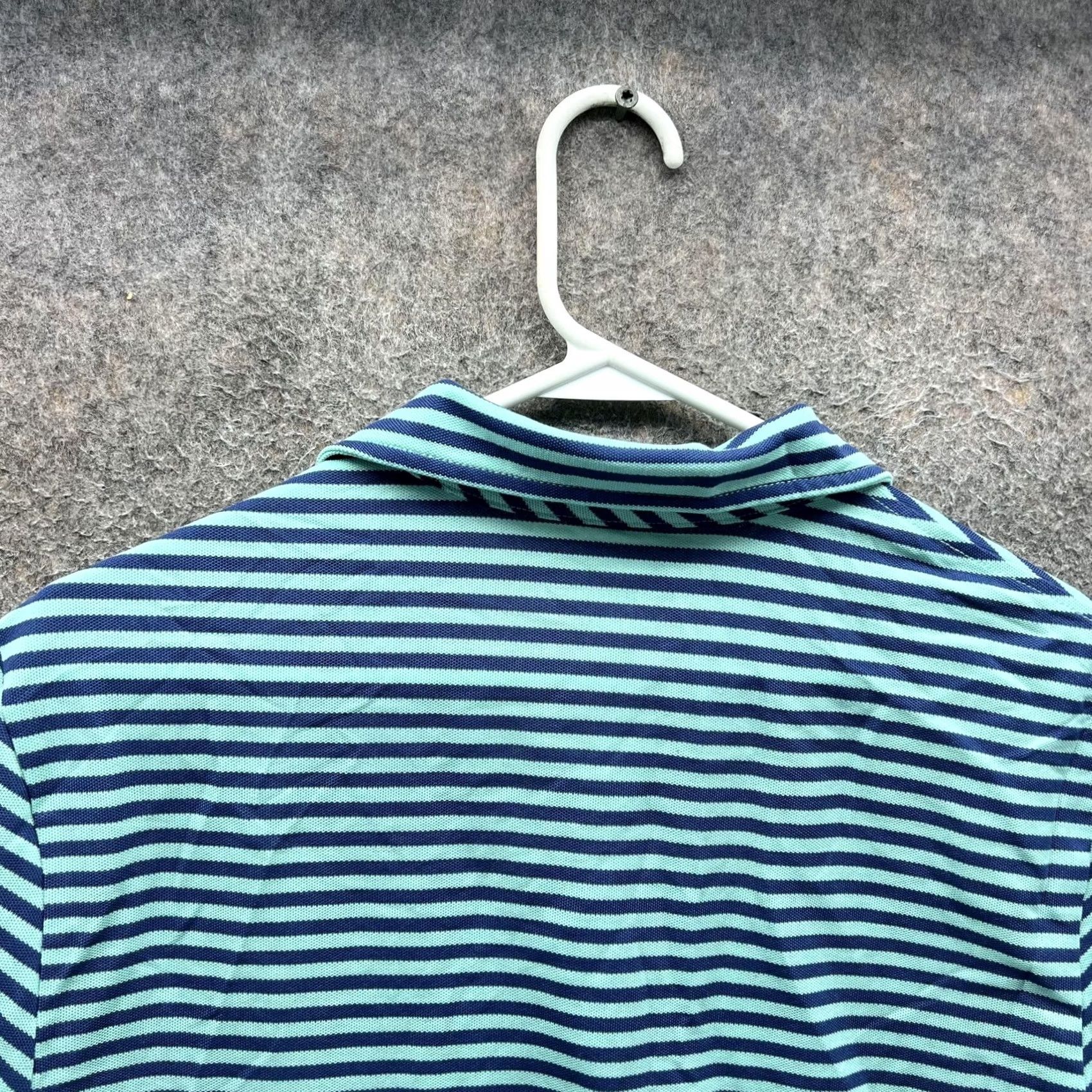 Vineyard Vines Vineyard Vines Polo Shirt Mens M Blue Stripe Performance Pocket Golf Casual Shirt Size US M / EU 48-50 / 2 - 3 Thumbnail