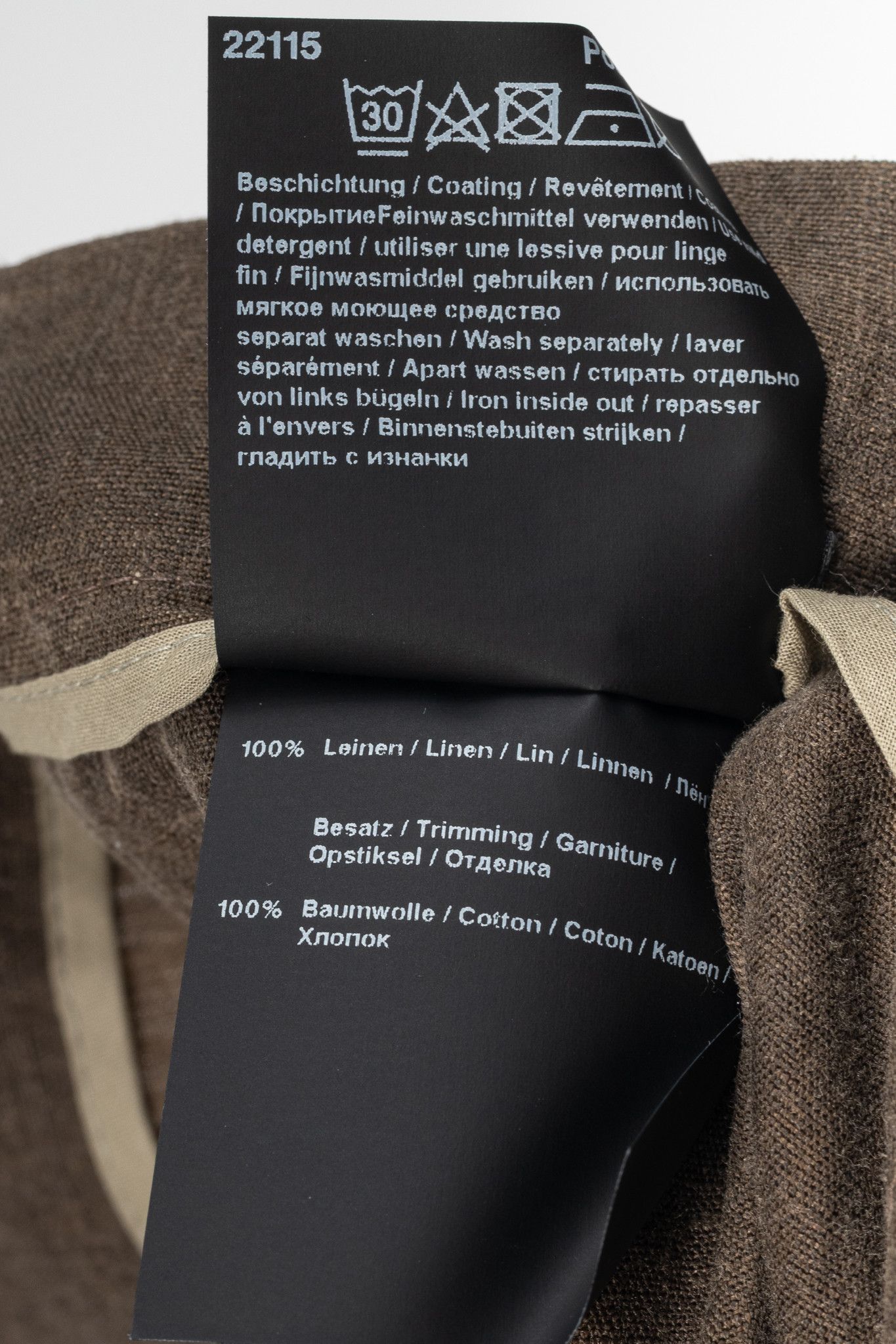 Annette Gortz Annette Gortz SS/16 Posh Brown Linen Cropped Pants Size 41" - 11 Thumbnail