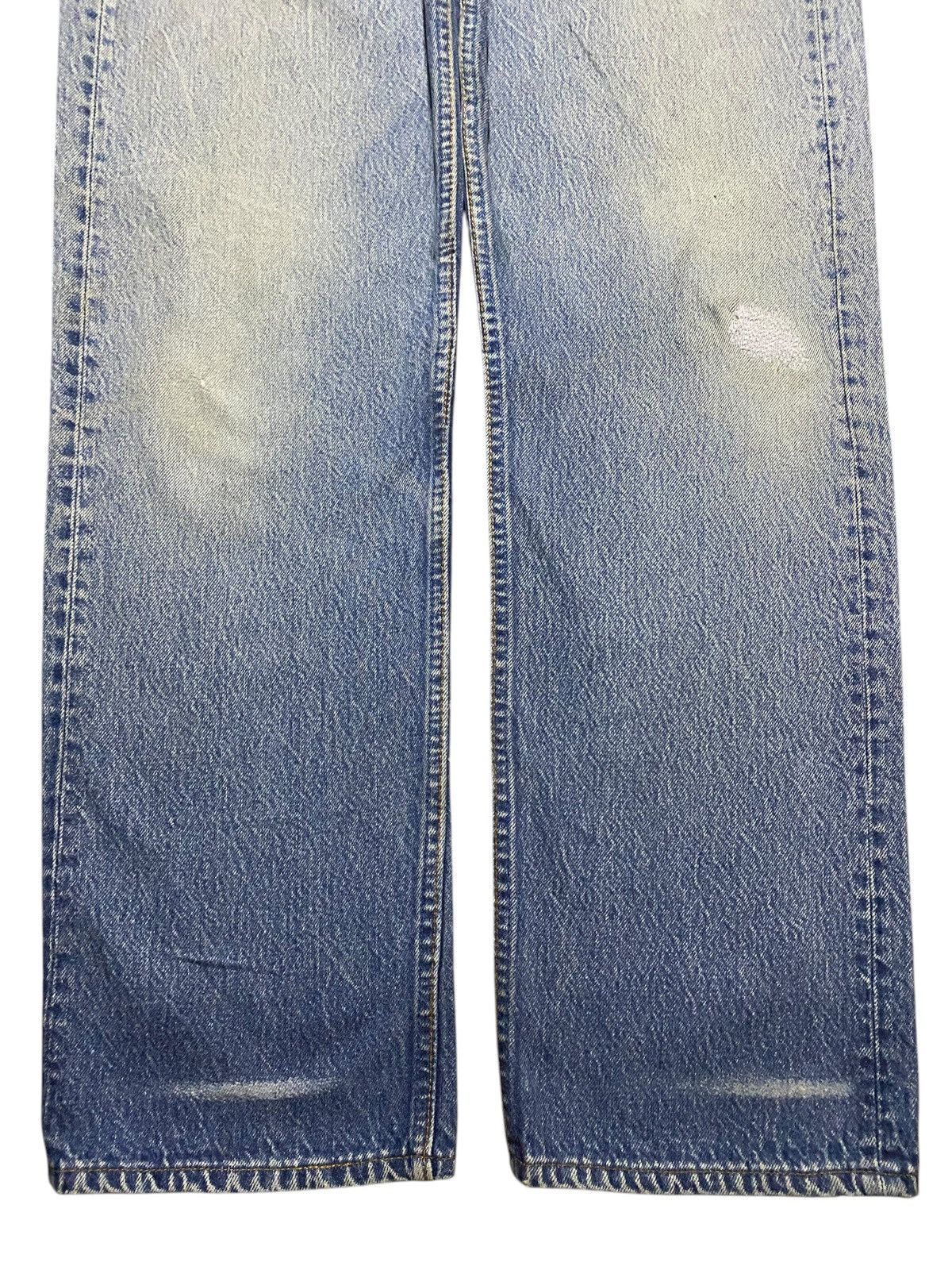 Levi's Vintage Levis 501 90’s Faded Wash Distressed Loose Jeans Size US 34 / EU 50 - 5 Thumbnail