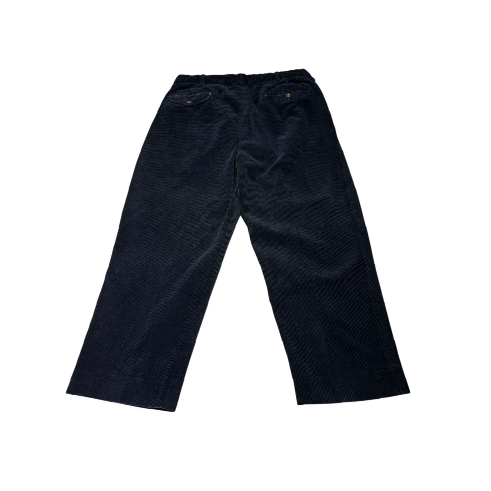 Polo Ralph Lauren Vintage Polo Ralph Lauren Mens Corduroy Pants black Pleated Classic Fit 38x27 Pants Mens Corduroy Navy Black 90s? Size US M / EU 48-50 / 2 - 7 Thumbnail