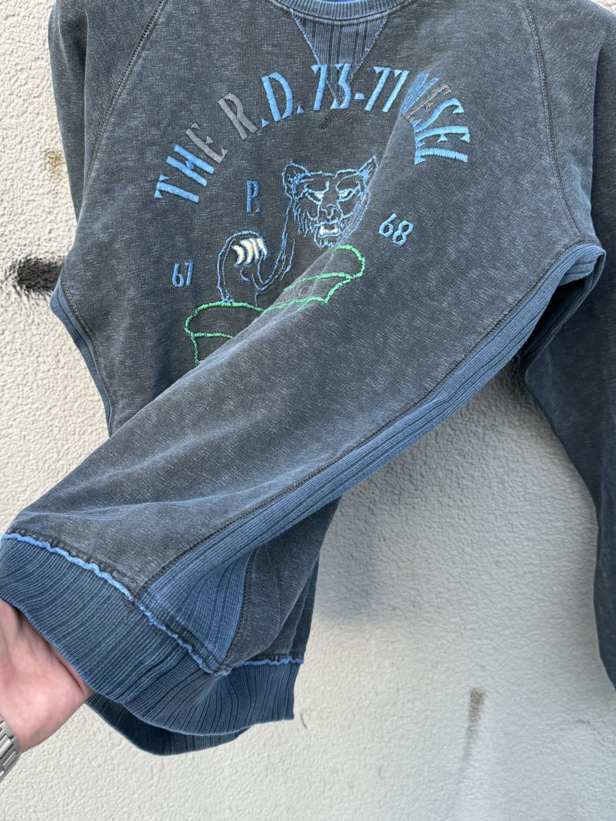 Diesel × Vintage Vintage Sweatshirt Diesel Grey Blue Size US M / EU 48-50 / 2 - 7 Thumbnail