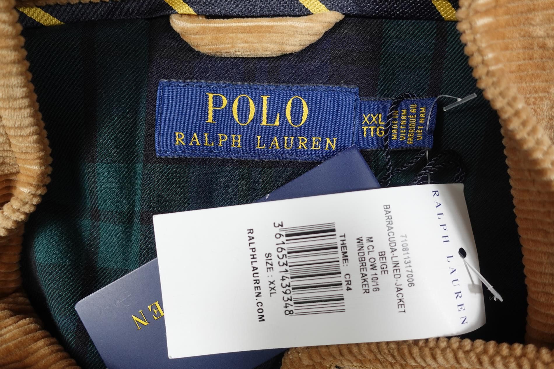 Polo Ralph Lauren Polo Ralph Lauren Jacket Bomber Barracuda Corduroy NWT XXL Size US XXL / EU 58 / 5 - 3 Thumbnail