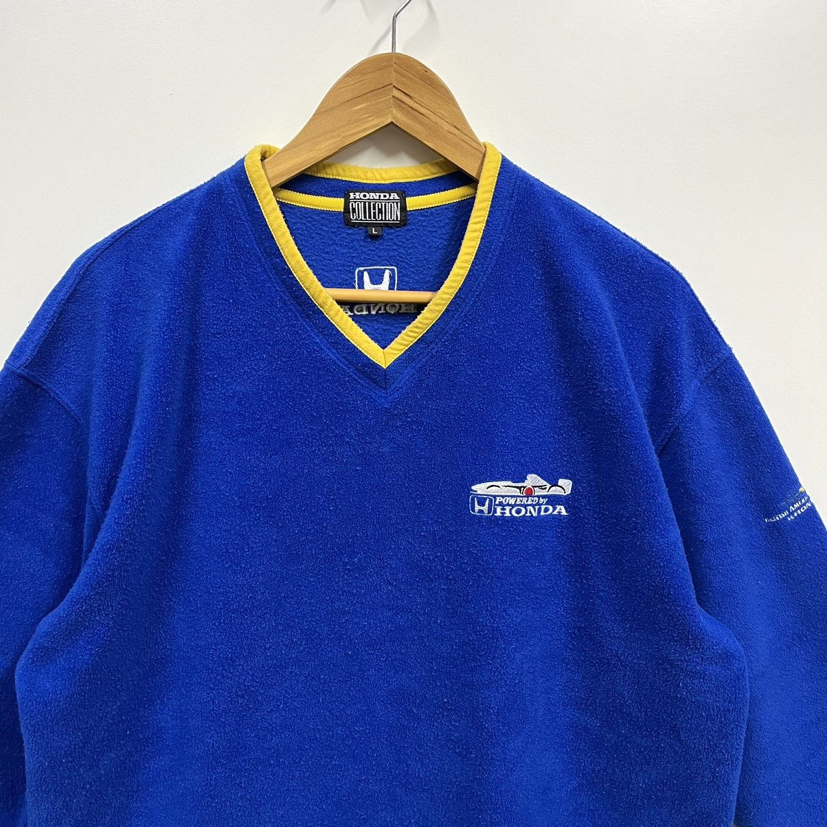 Formula 1 × Honda × Vintage Vintage 90s Honda Formula One F1 Fleece Sweatshirt Size US L / EU 52-54 / 3 - 2 Thumbnail