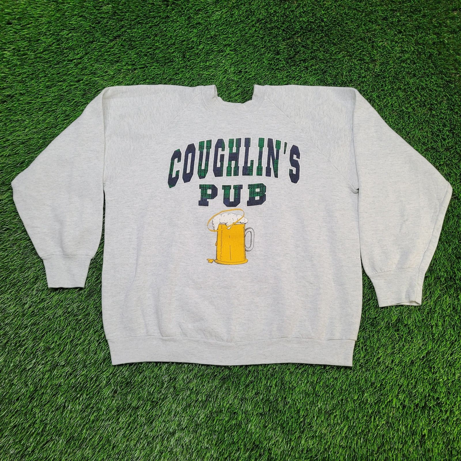 Fruit Of The Loom VTG 80s Cocktail Movie Sweatshirt Coughlin's Pub Promo M Size US M / EU 48-50 / 2 - 1 Thumbnail