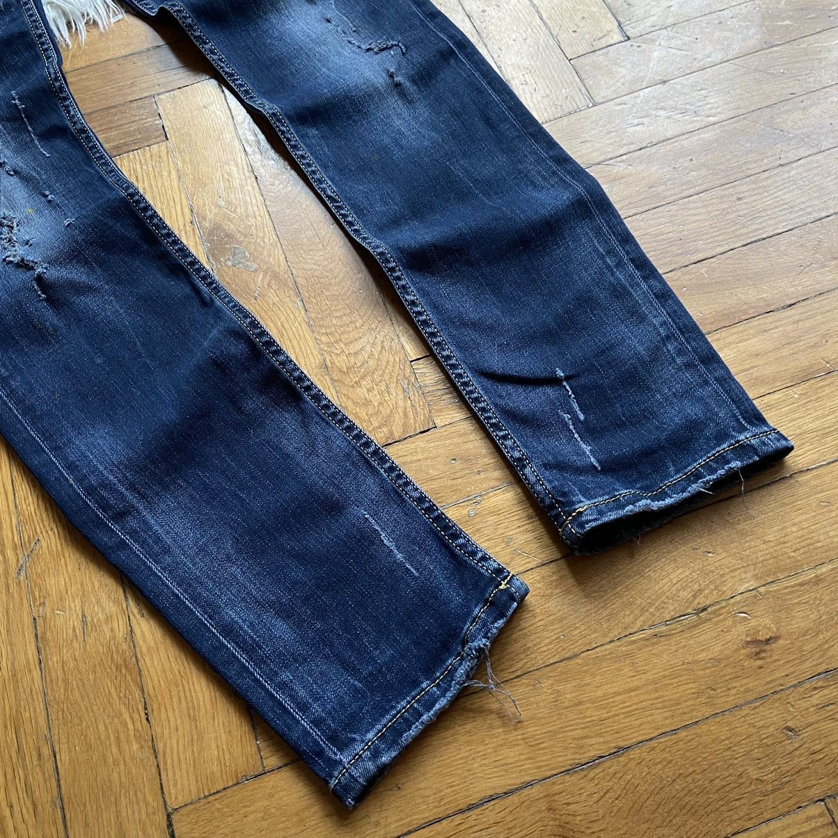 Dsquared2 × Japanese Brand 📌 Crazy Dsquared2 Y2k Distressed Skinny Jeans Size US 30 / EU 46 - 17 Thumbnail