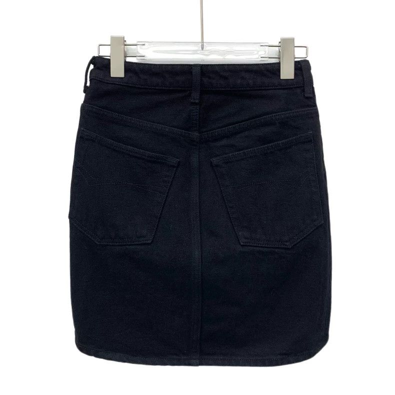 Balenciaga Balenciaga Black cotton casual denim skirt Skirt Size 42" / US 20 - 2 Thumbnail