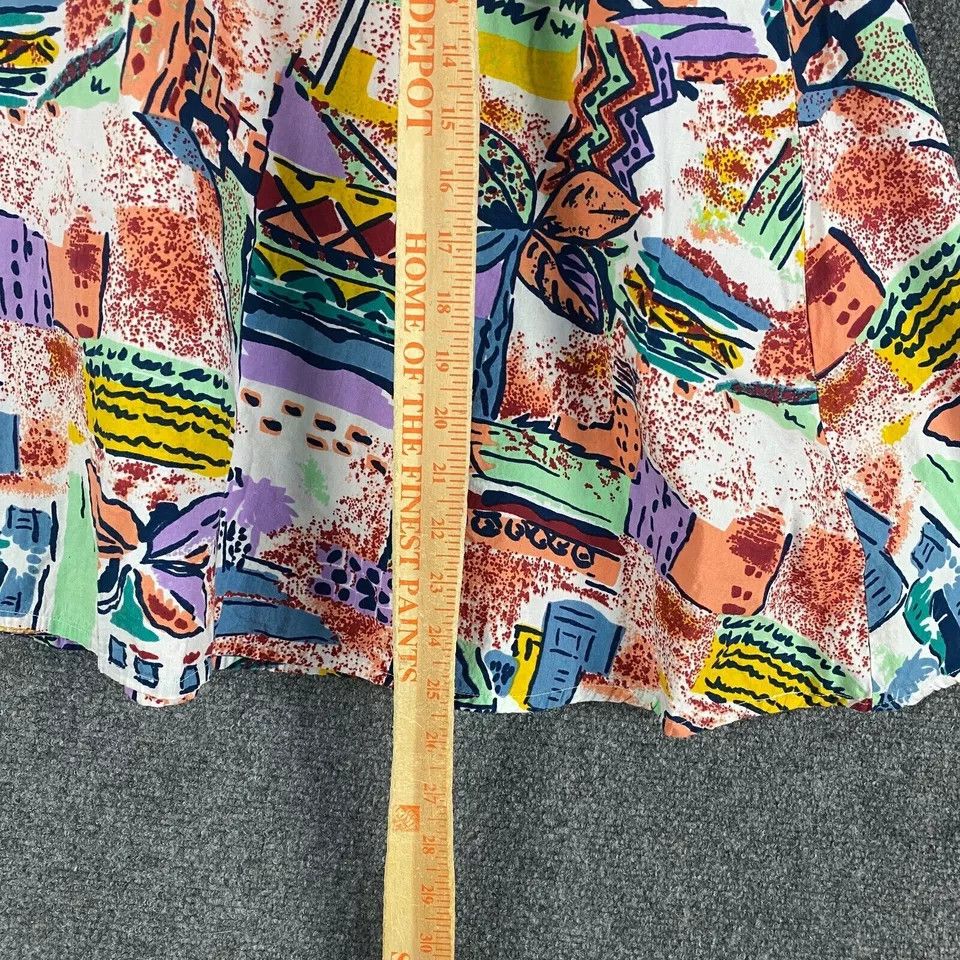 Other Sugarhill Brighton Skirt Women's 8 Abstract Artwork Cotton Size 30" / US 8 / IT 44 - 4 Thumbnail