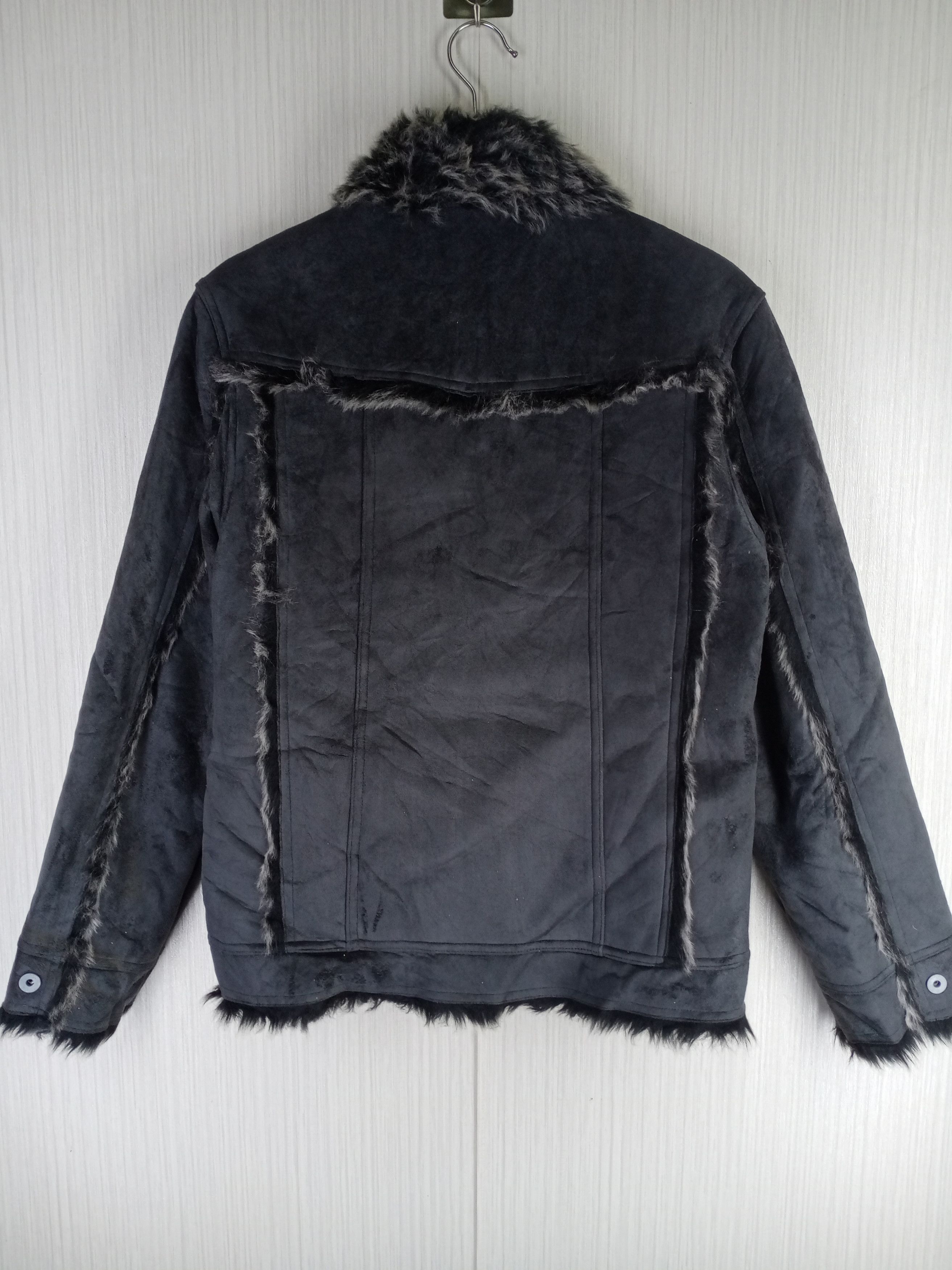 If Six Was Nine Rare Double Bleach Faux Fur Sherling Jacket Size US M / EU 48-50 / 2 - 9 Thumbnail