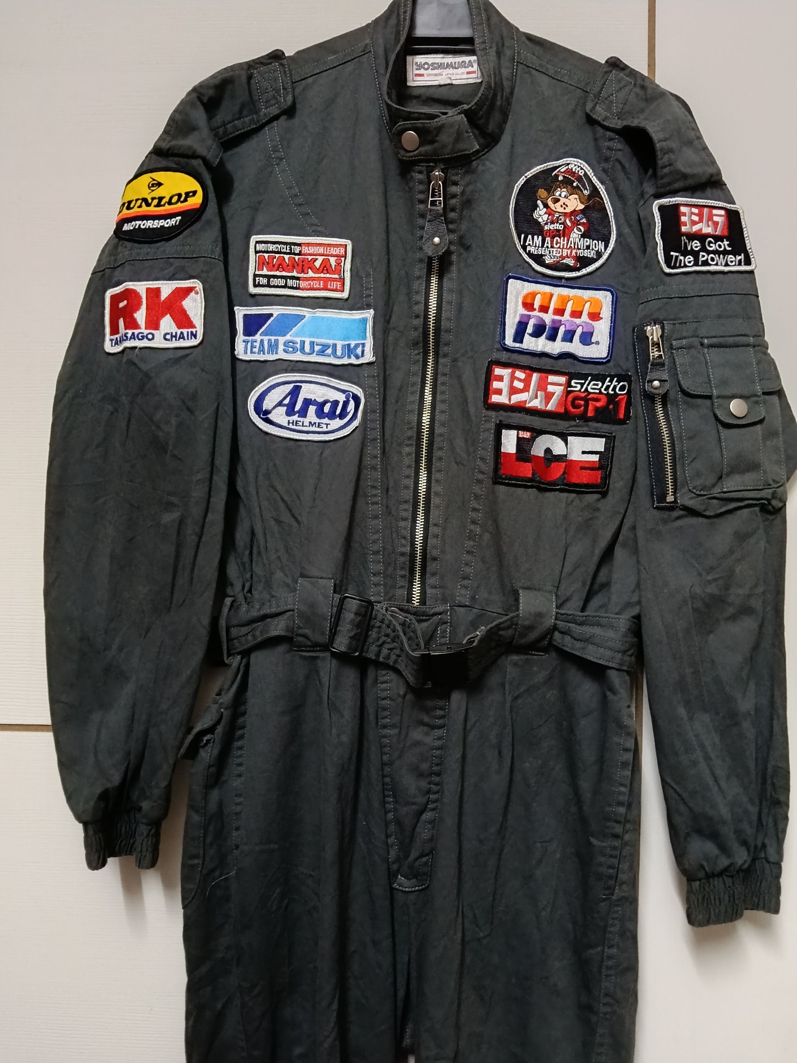 Japanese Brand Vintage SUZUKI Japan Sietto GP 1 Uniform Coverall Size US 32 / EU 48 - 1 Thumbnail