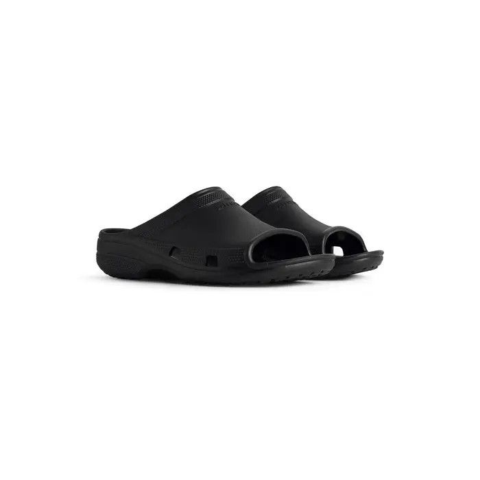 Balenciaga × Crocs o1w1db10326 Crocs™ Slide Sandals in Black Size US 6 / EU 39 - 2 Thumbnail