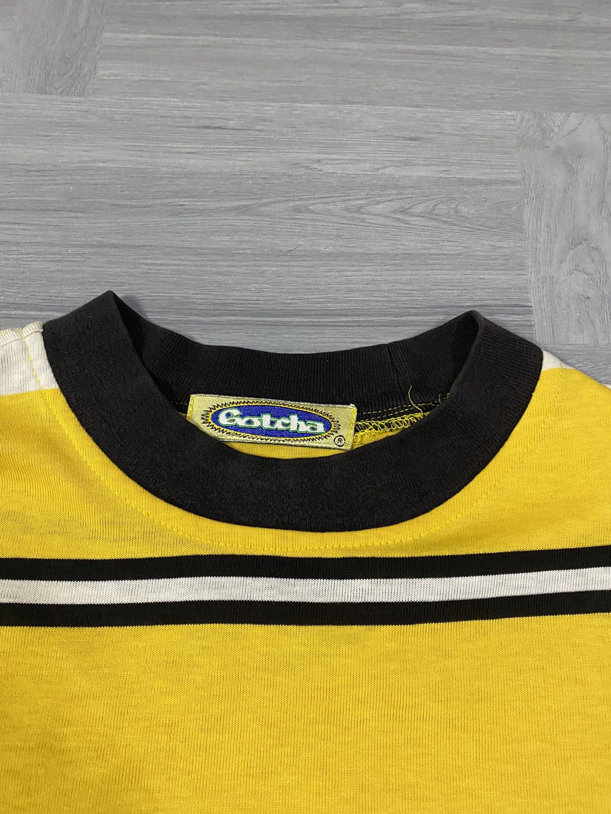 Gotcha Vintage 🔥RARE🔥 Gotcha Striped Tee Size US XL / EU 56 / 4 - 7 Thumbnail
