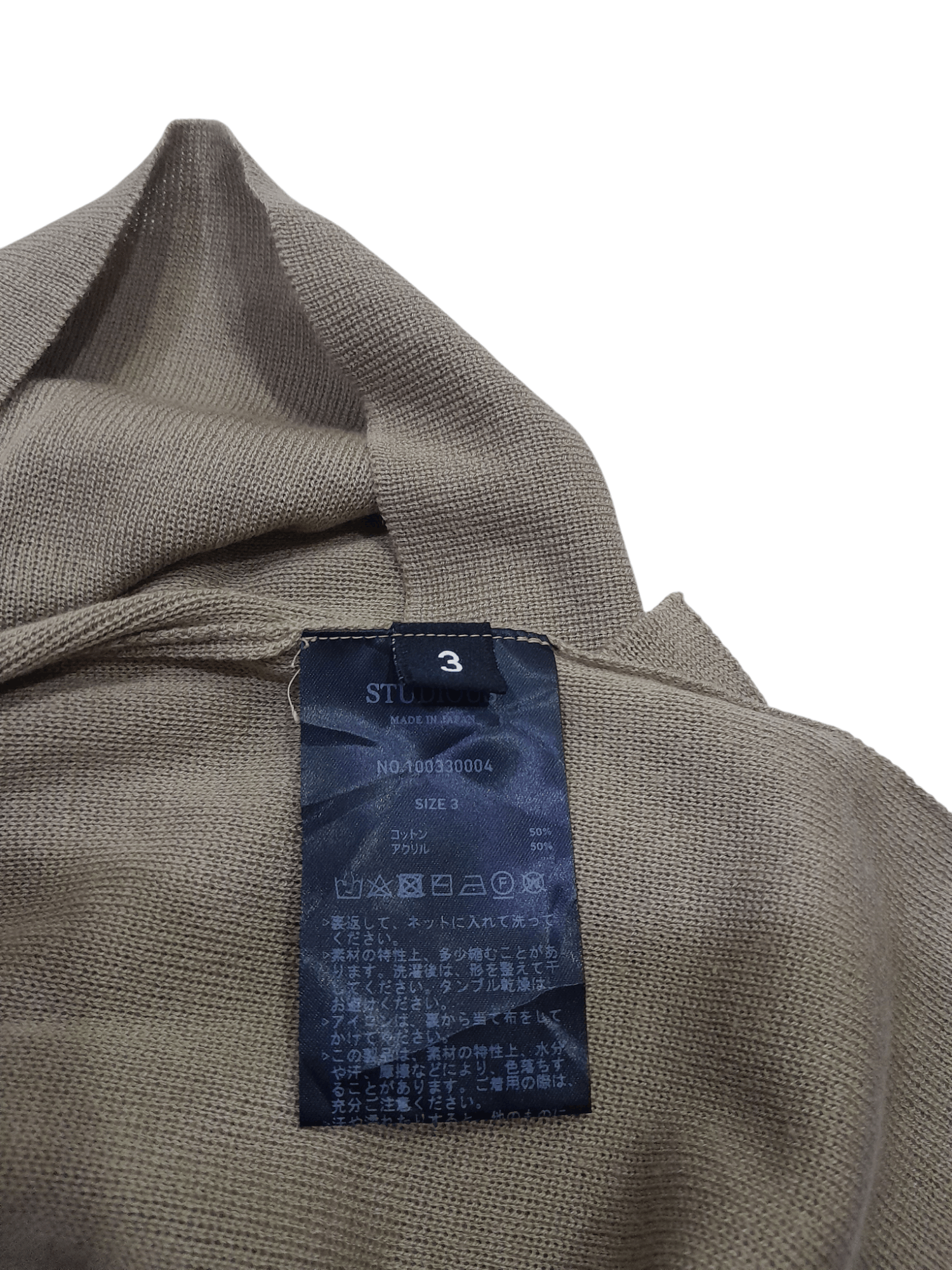 STUDIOUS STUDIOUS Japan Shirt Knit (F642) Size US L / EU 52-54 / 3 - 4 Thumbnail