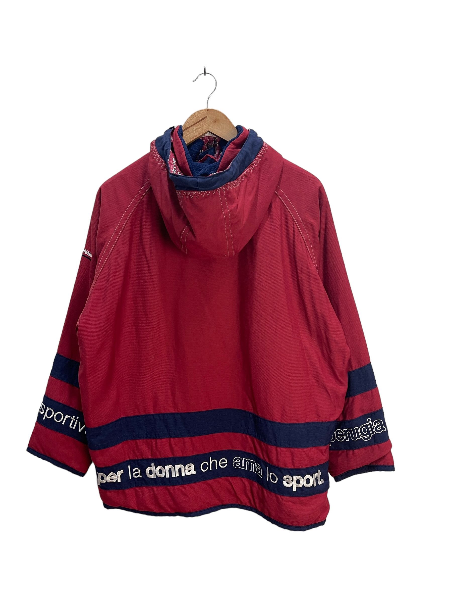 Ellesse Vintage Ellesse Perugia Sportiva Hoodies Jacket Size US L / EU 52-54 / 3 - 2 Thumbnail