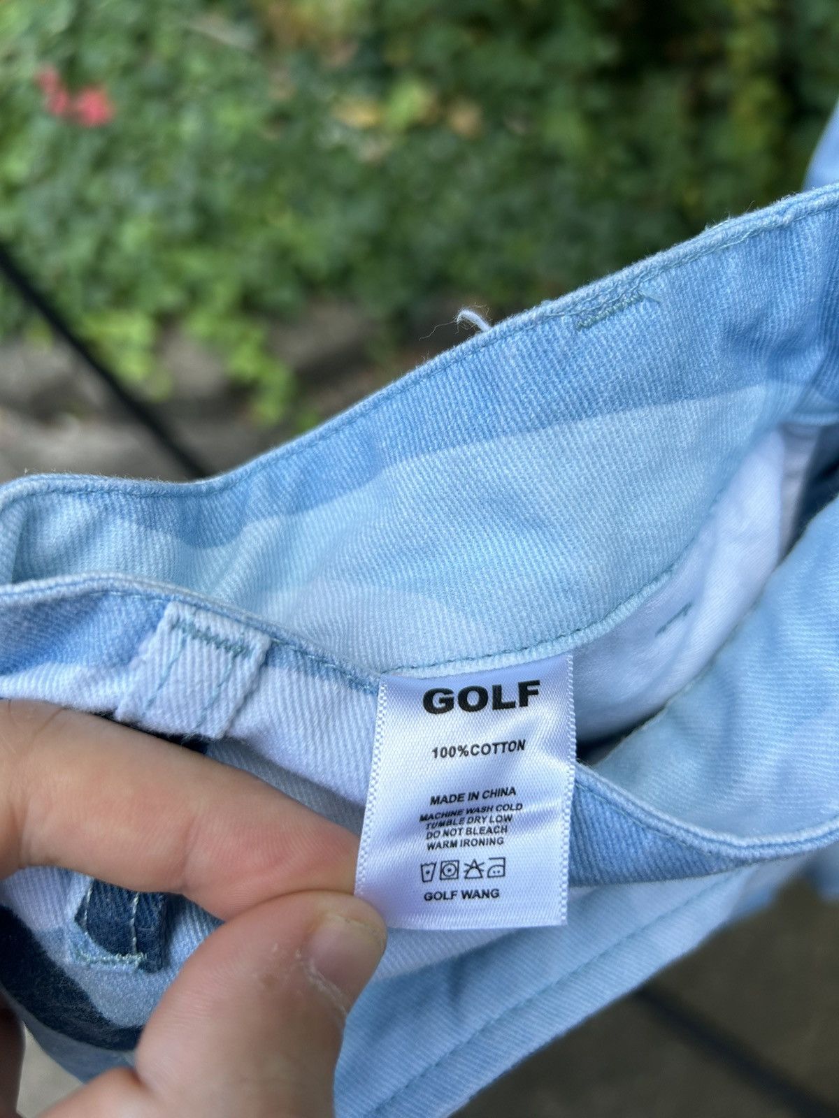 Golf Wang Golf Wang Blue Camo Cargo Shorts Size US 32 / EU 48 - 5 Thumbnail