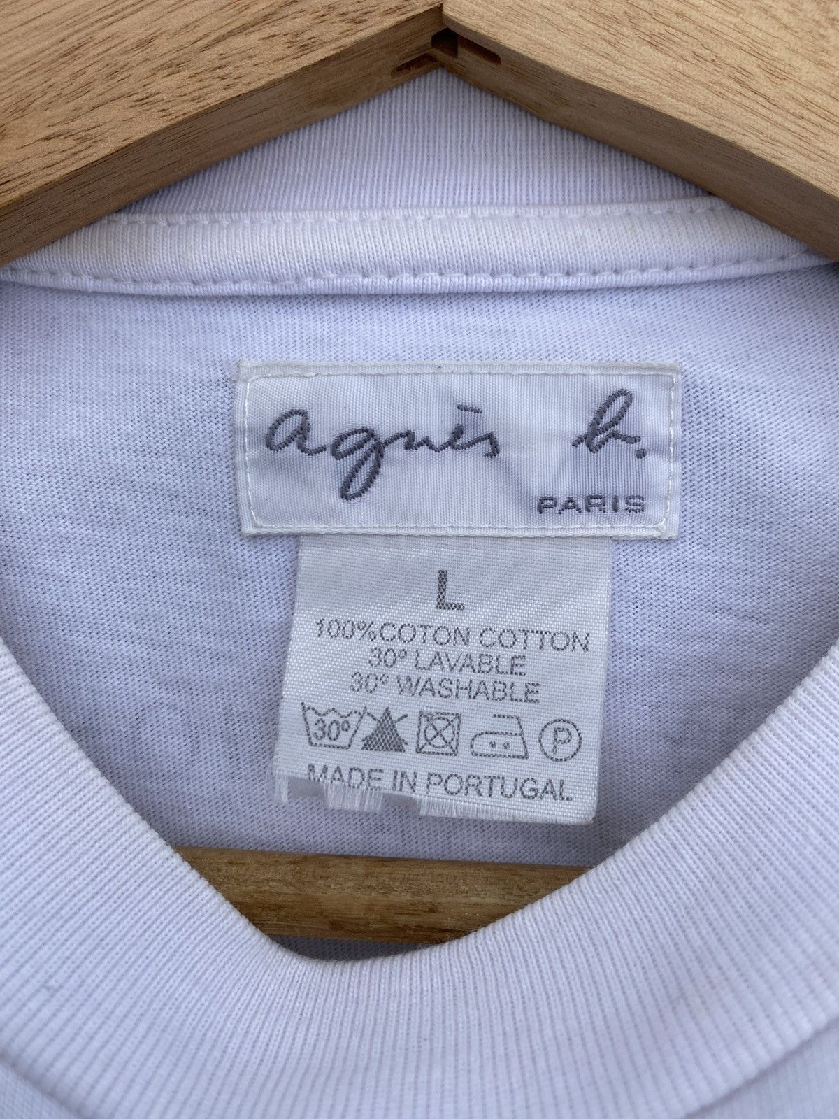 agnes b. Vintage Agnes B. x Joy Division Rare Printed Tshirt Size US L / EU 52-54 / 3 - 9 Thumbnail