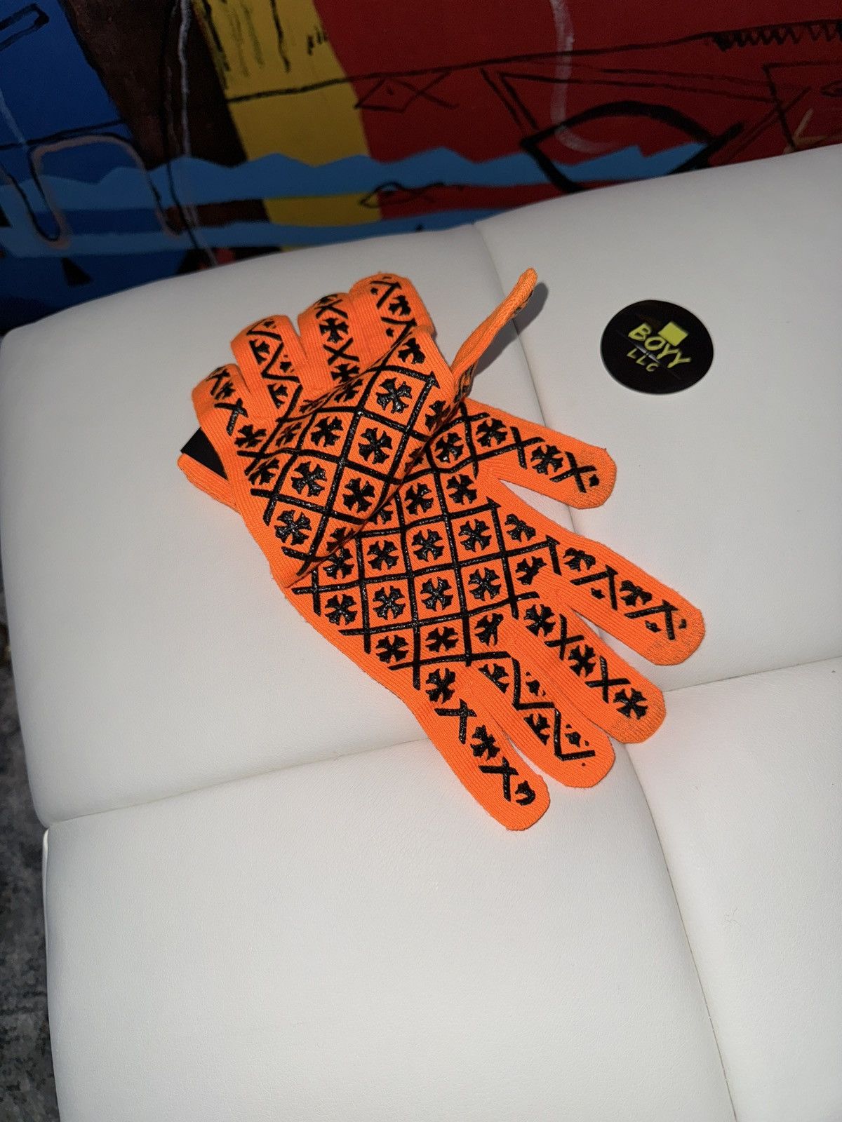 Chrome Hearts Chrome hearts logo gloves Size ONE SIZE - 2 Thumbnail